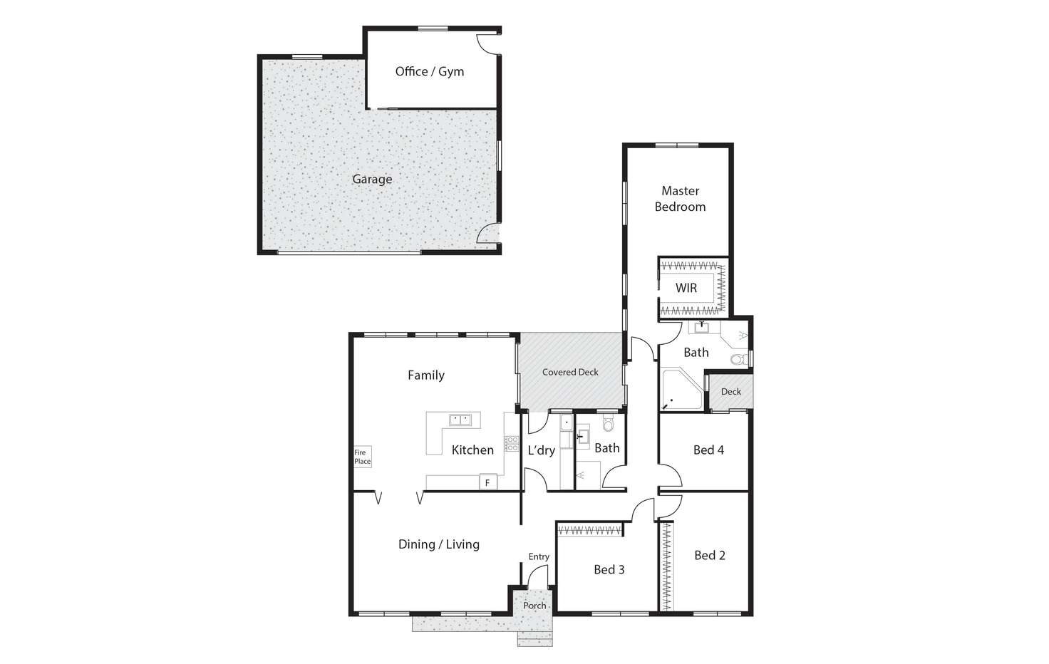 Floorplan of Homely house listing, 43 Dunstan Street, Curtin ACT 2605