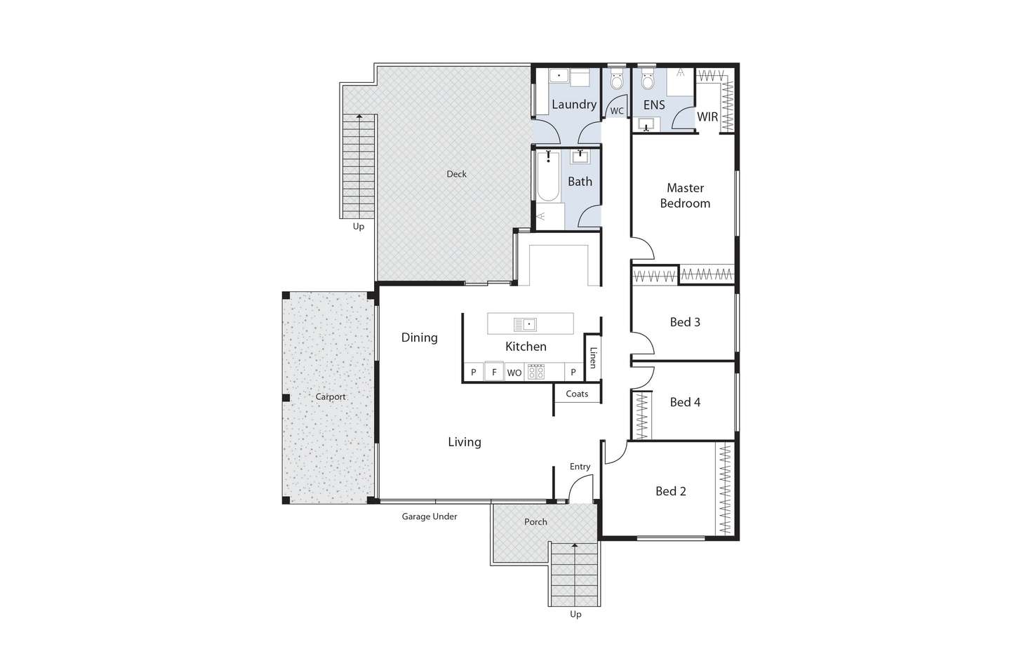 Floorplan of Homely house listing, 66 Jennings Street, Curtin ACT 2605