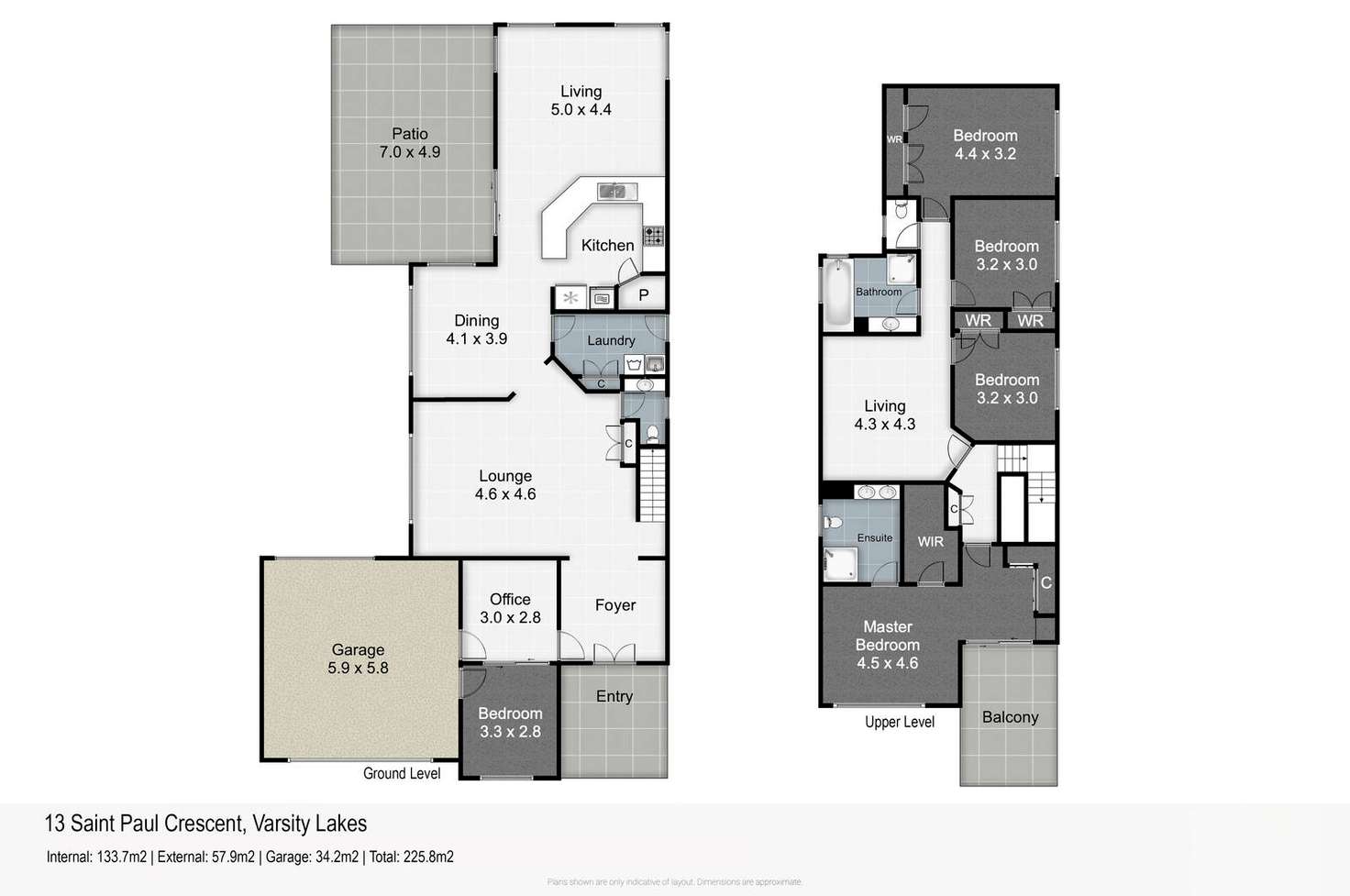 Floorplan of Homely house listing, 13 Saint Paul Crescent, Varsity Lakes QLD 4227