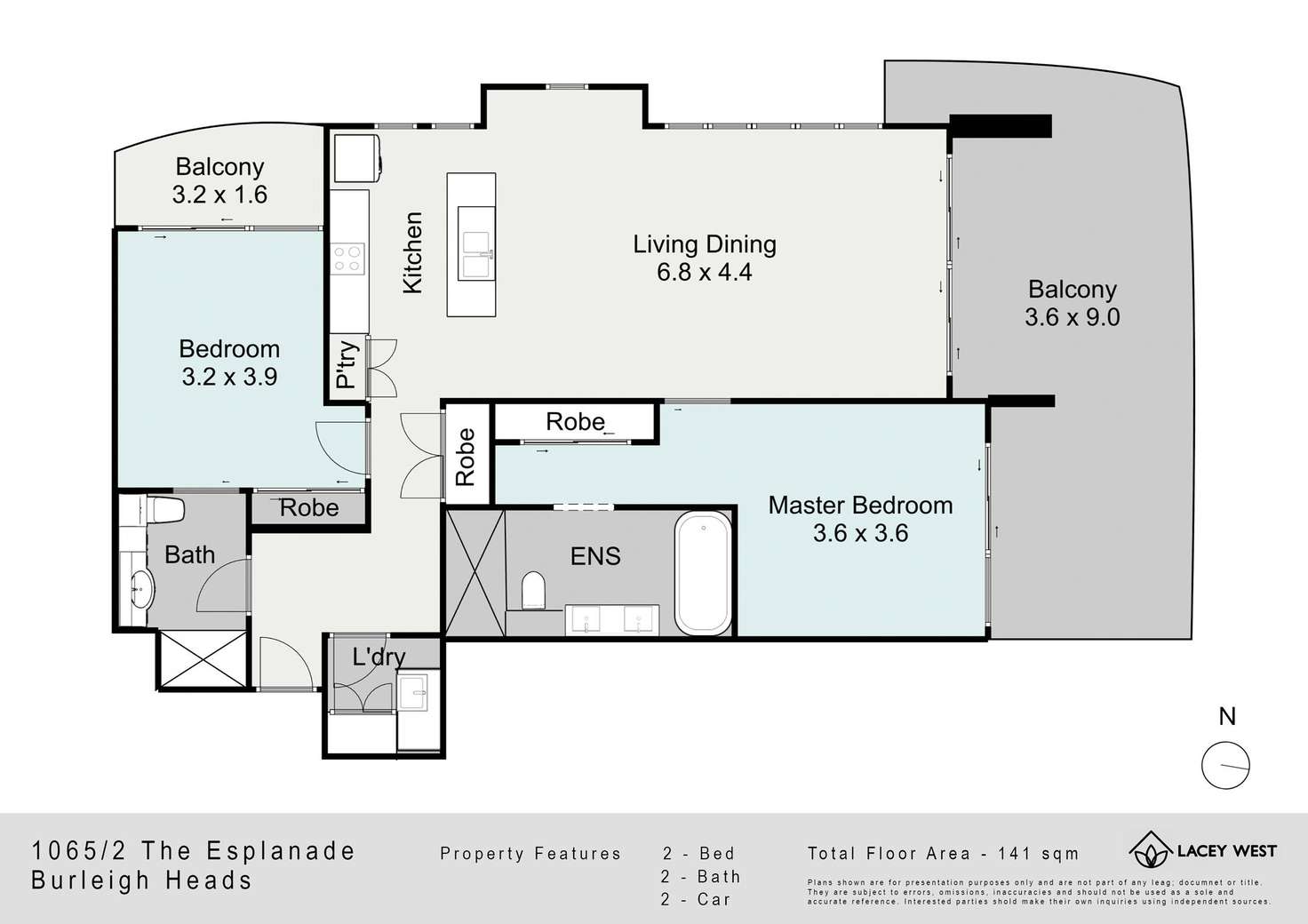 Floorplan of Homely unit listing, 1065/2-14 The Esplanade, Burleigh Heads QLD 4220