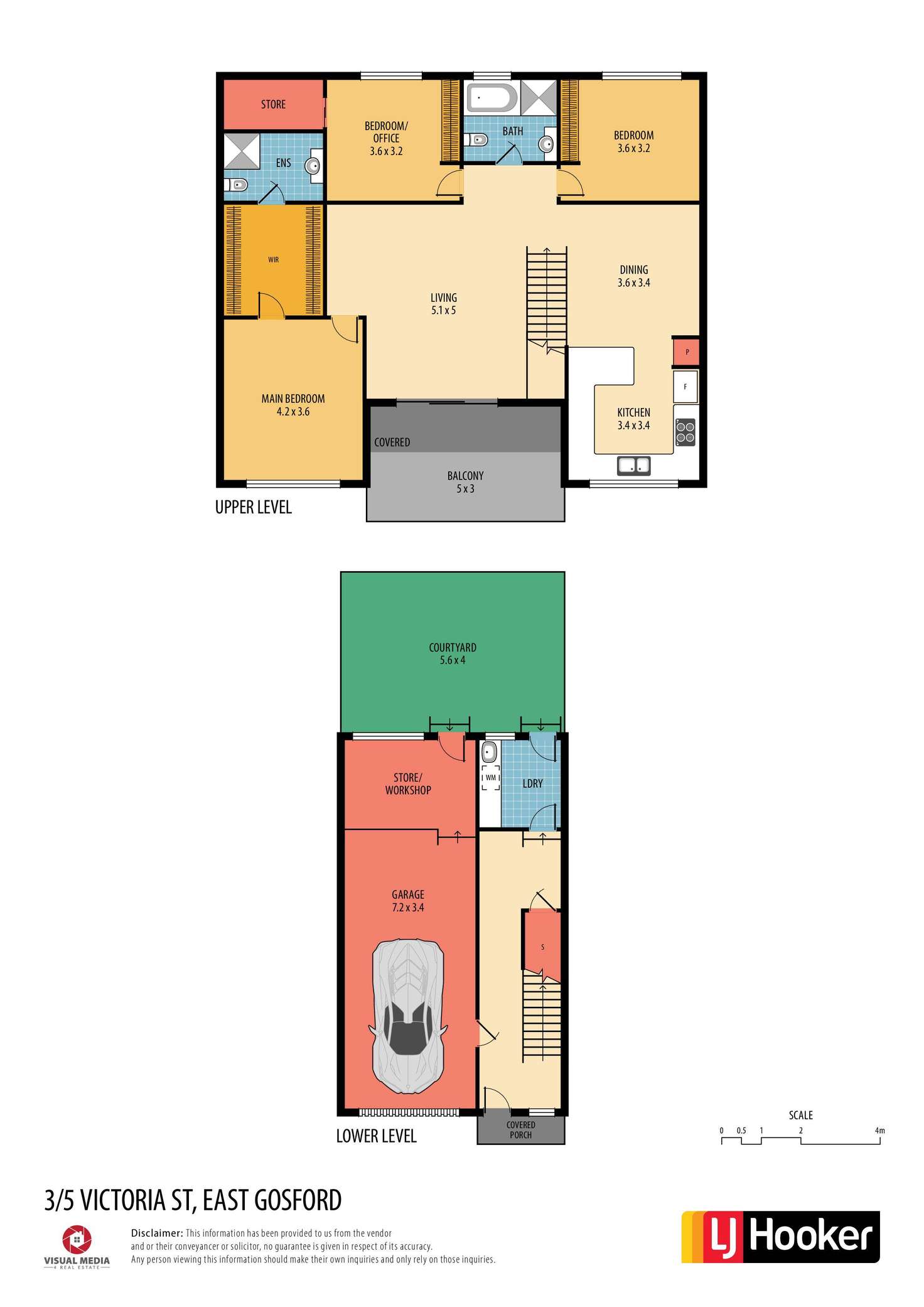 Floorplan of Homely townhouse listing, 3/5 Victoria Street, East Gosford NSW 2250