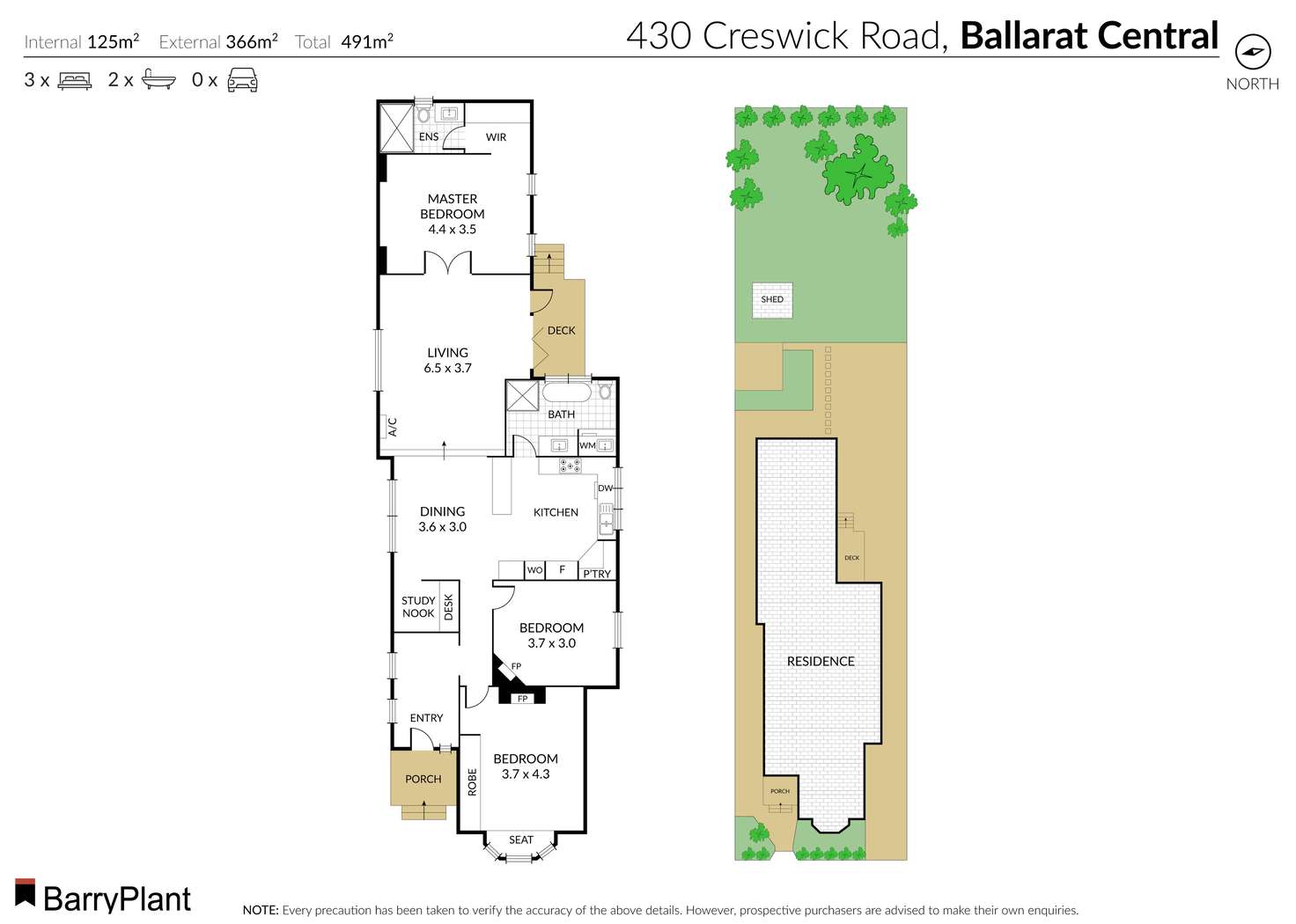 Floorplan of Homely house listing, 430 Creswick Road, Ballarat Central VIC 3350