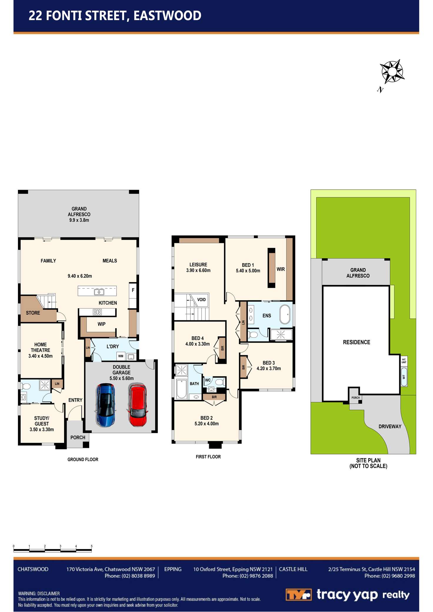 Floorplan of Homely house listing, 22 Fonti Street, Eastwood NSW 2122