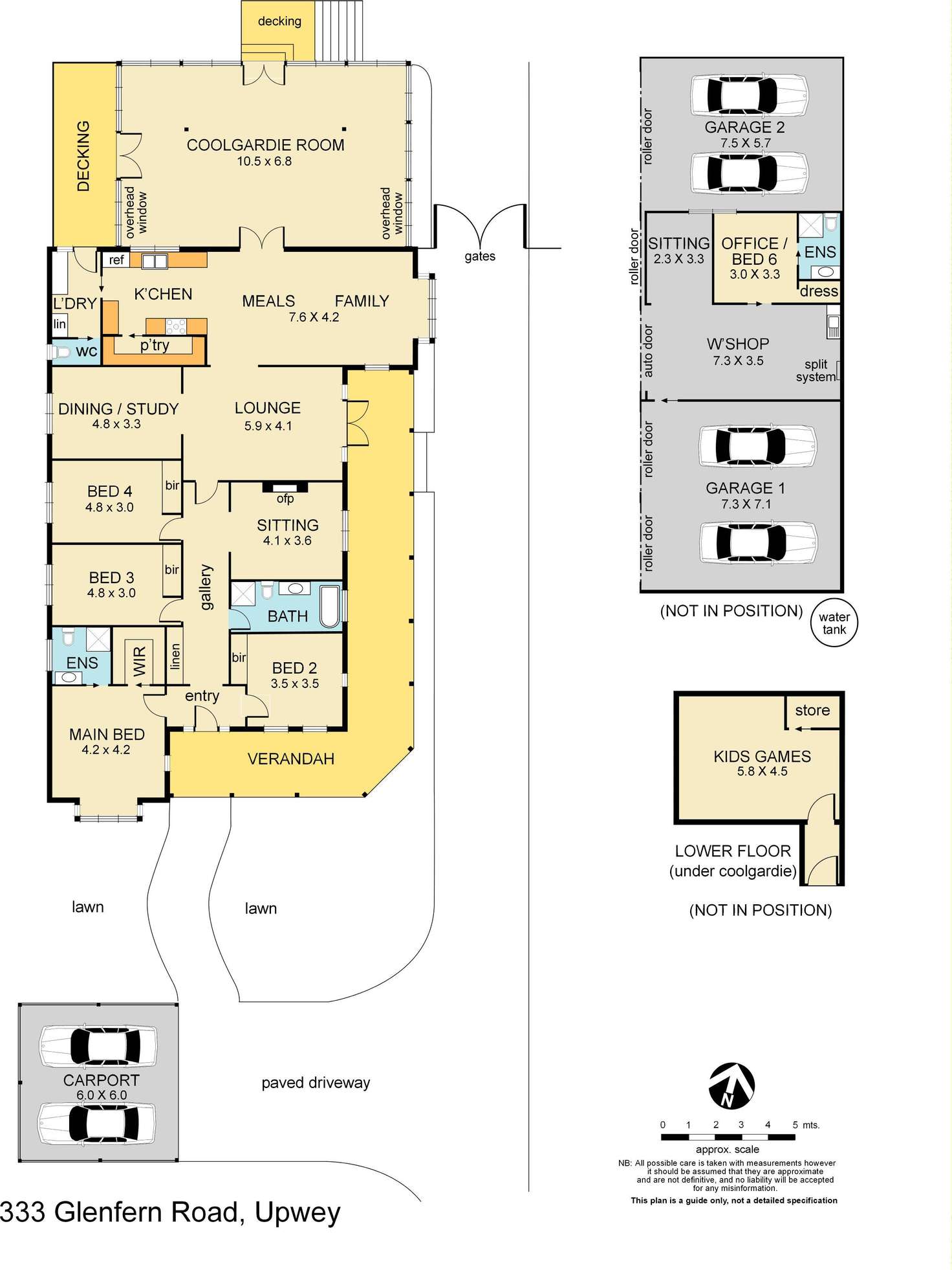 Floorplan of Homely house listing, 333 Glenfern Road, Upwey VIC 3158