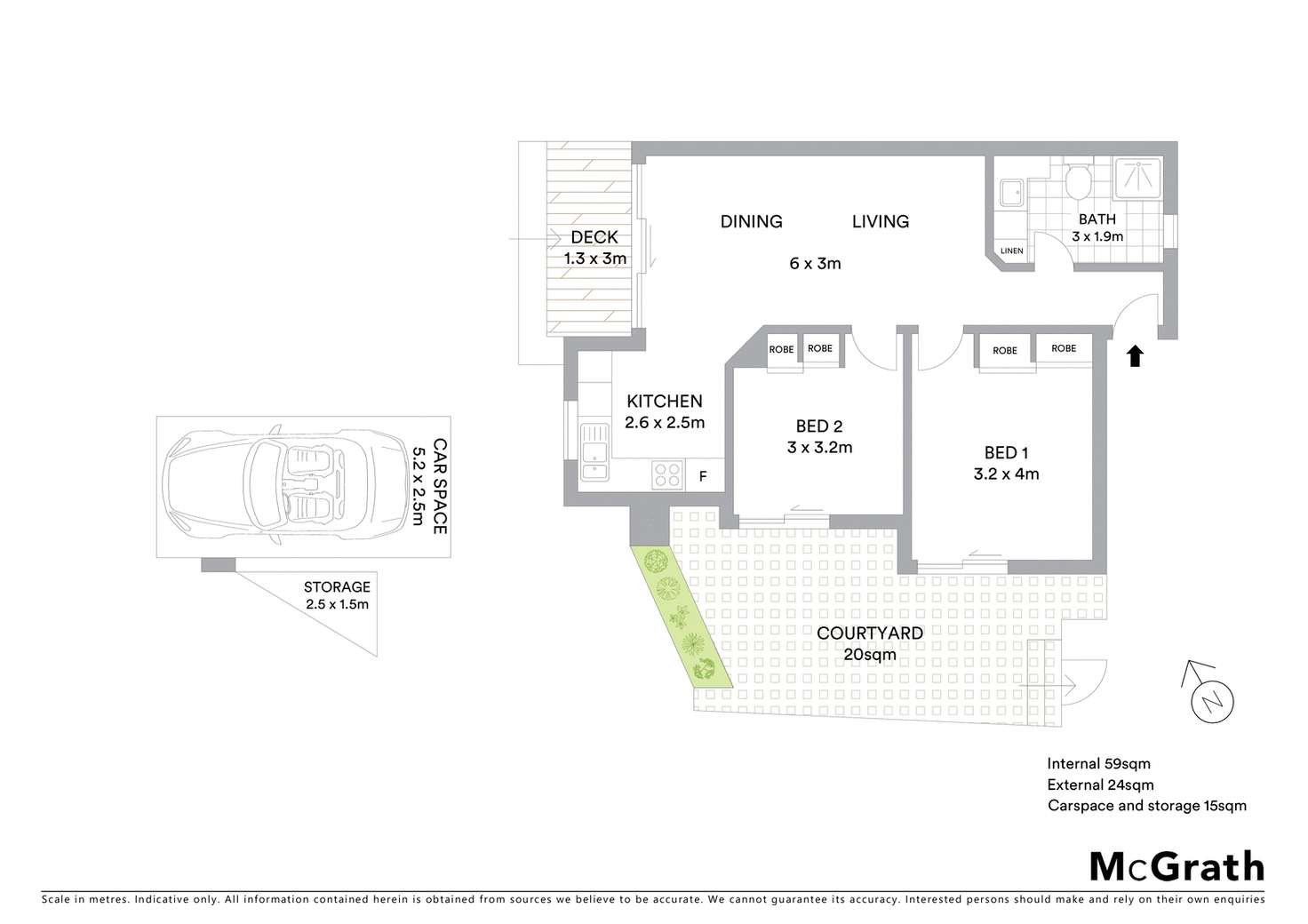 Floorplan of Homely apartment listing, 4/1 Chicago Avenue, Maroubra NSW 2035