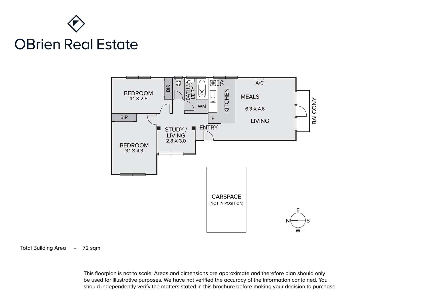 Floorplan of Homely apartment listing, 6/1 King Street, Hampton East VIC 3188