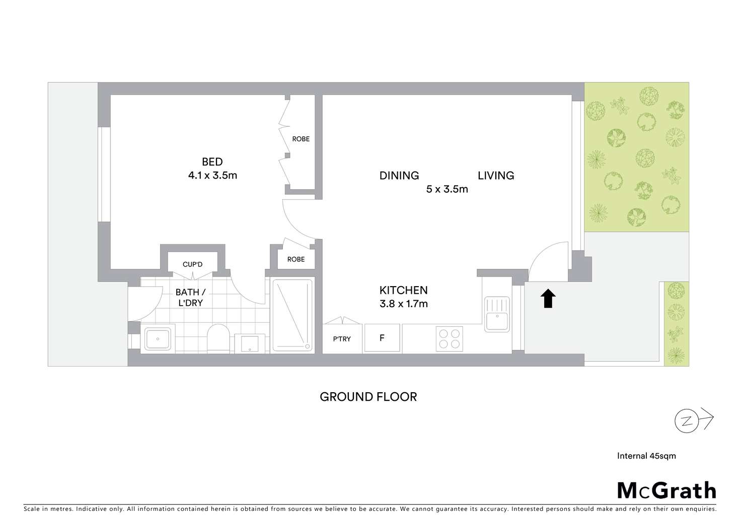 Floorplan of Homely villa listing, 11/29 Corella Road, Kirrawee NSW 2232
