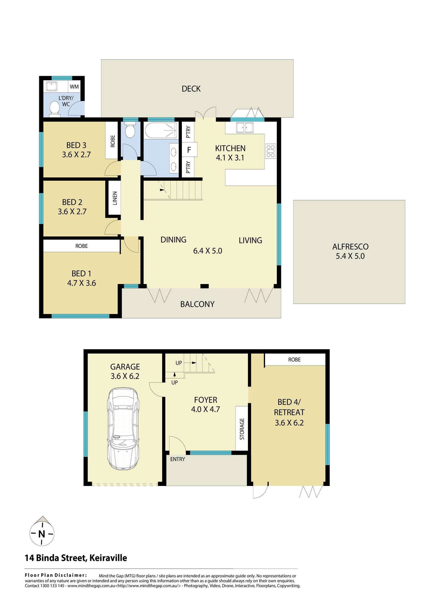 Floorplan of Homely house listing, 14 Binda Street, Keiraville NSW 2500