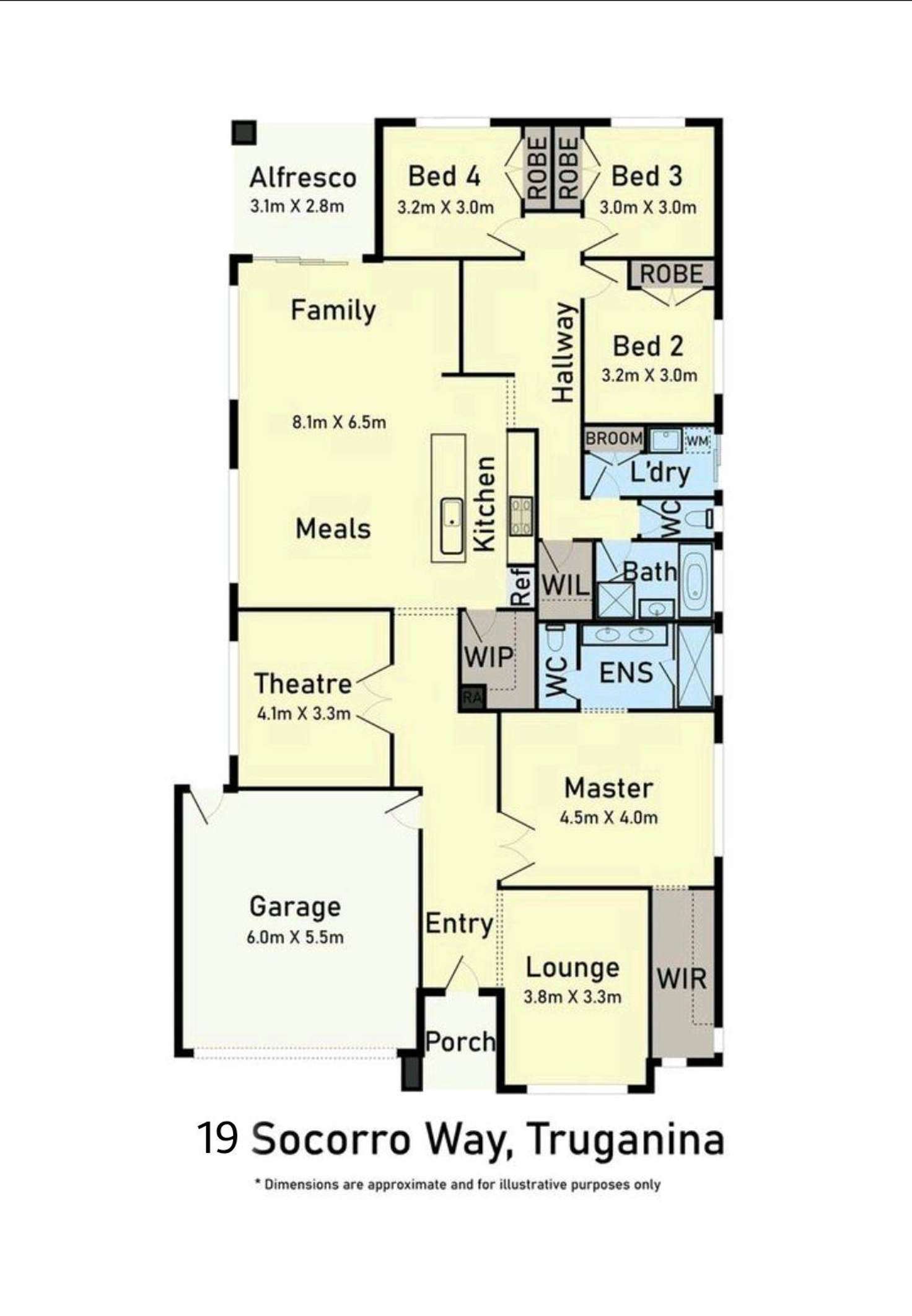Floorplan of Homely house listing, 19 Socorro Way, Truganina VIC 3029
