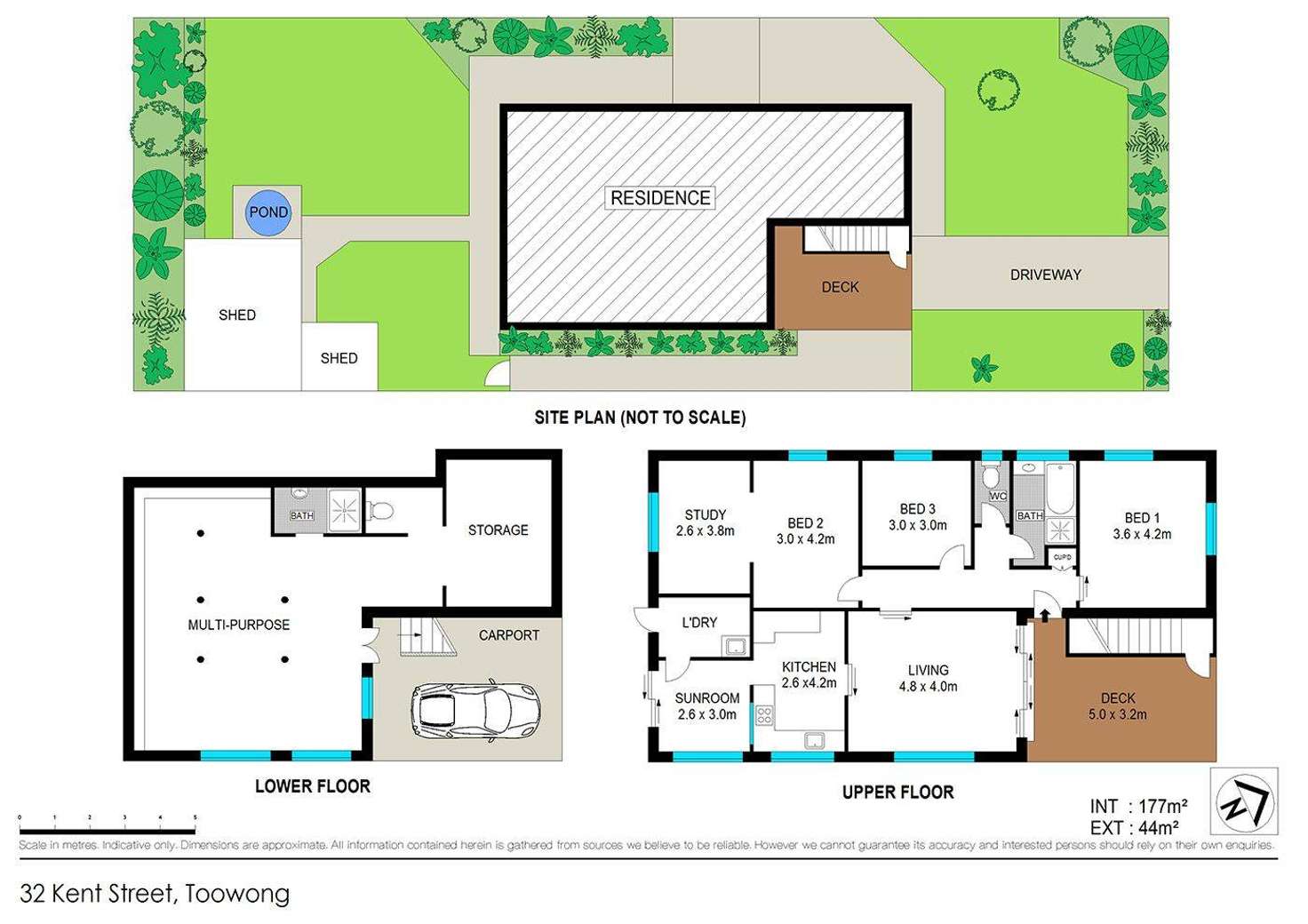 Floorplan of Homely house listing, 32 Kent Street, Toowong QLD 4066