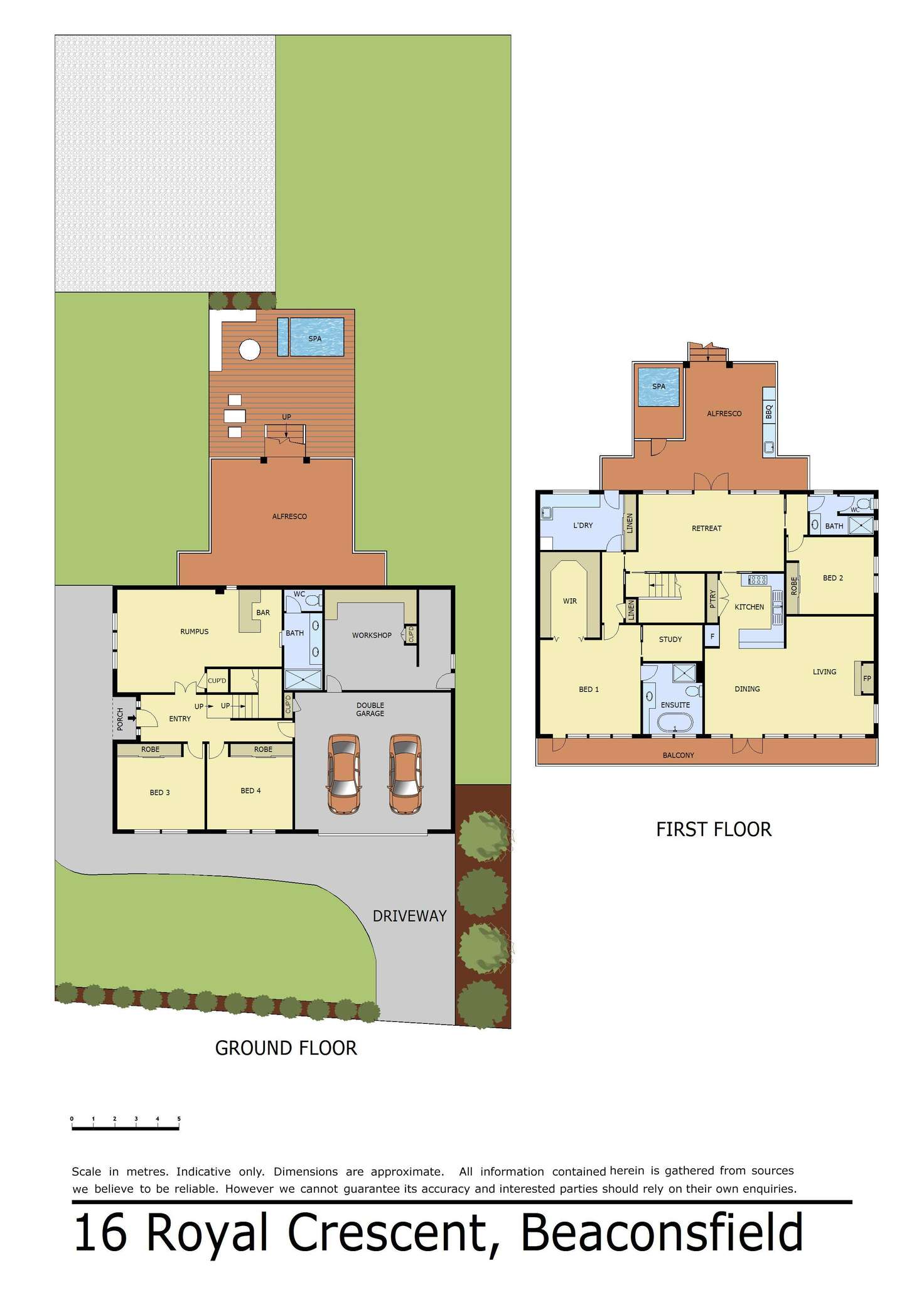 Floorplan of Homely house listing, 16 Royal Crescent, Beaconsfield VIC 3807