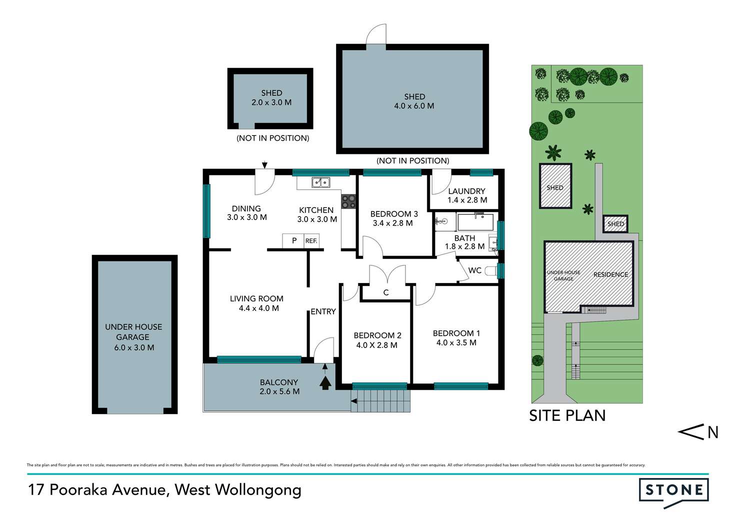 Floorplan of Homely house listing, 17 Pooraka Avenue, West Wollongong NSW 2500