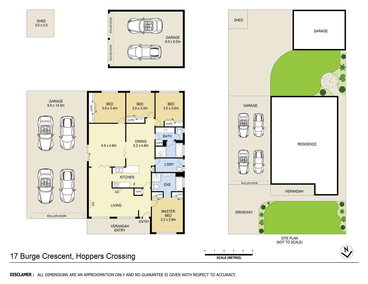 Floorplan of Homely house listing, 17 Burge Crescent, Hoppers Crossing VIC 3029