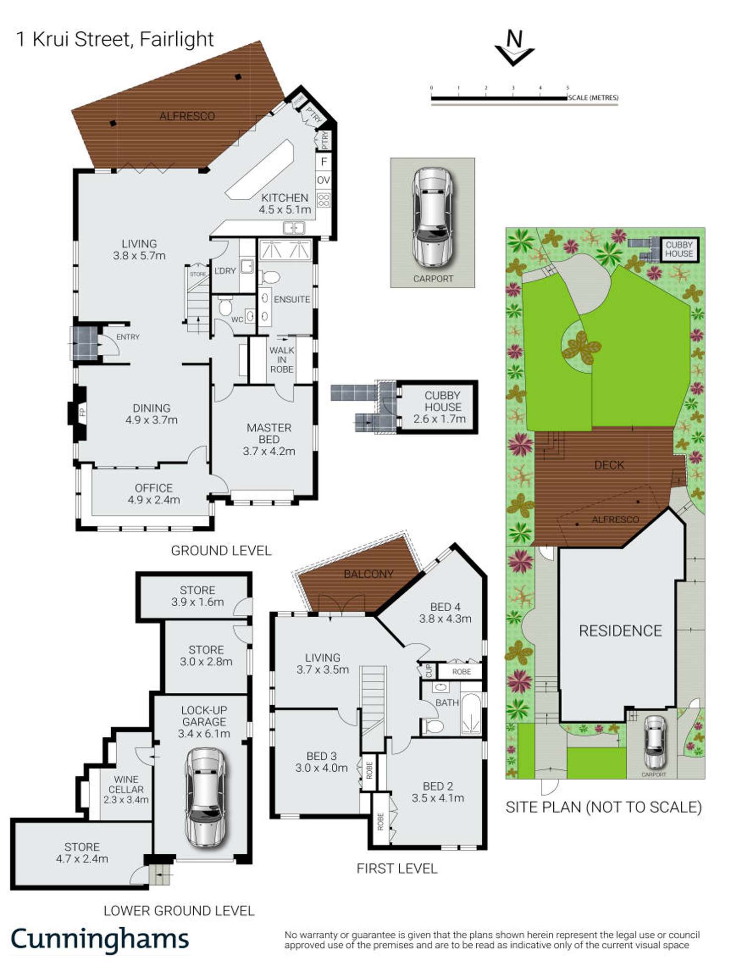 Floorplan of Homely house listing, 1 Krui Street, Fairlight NSW 2094