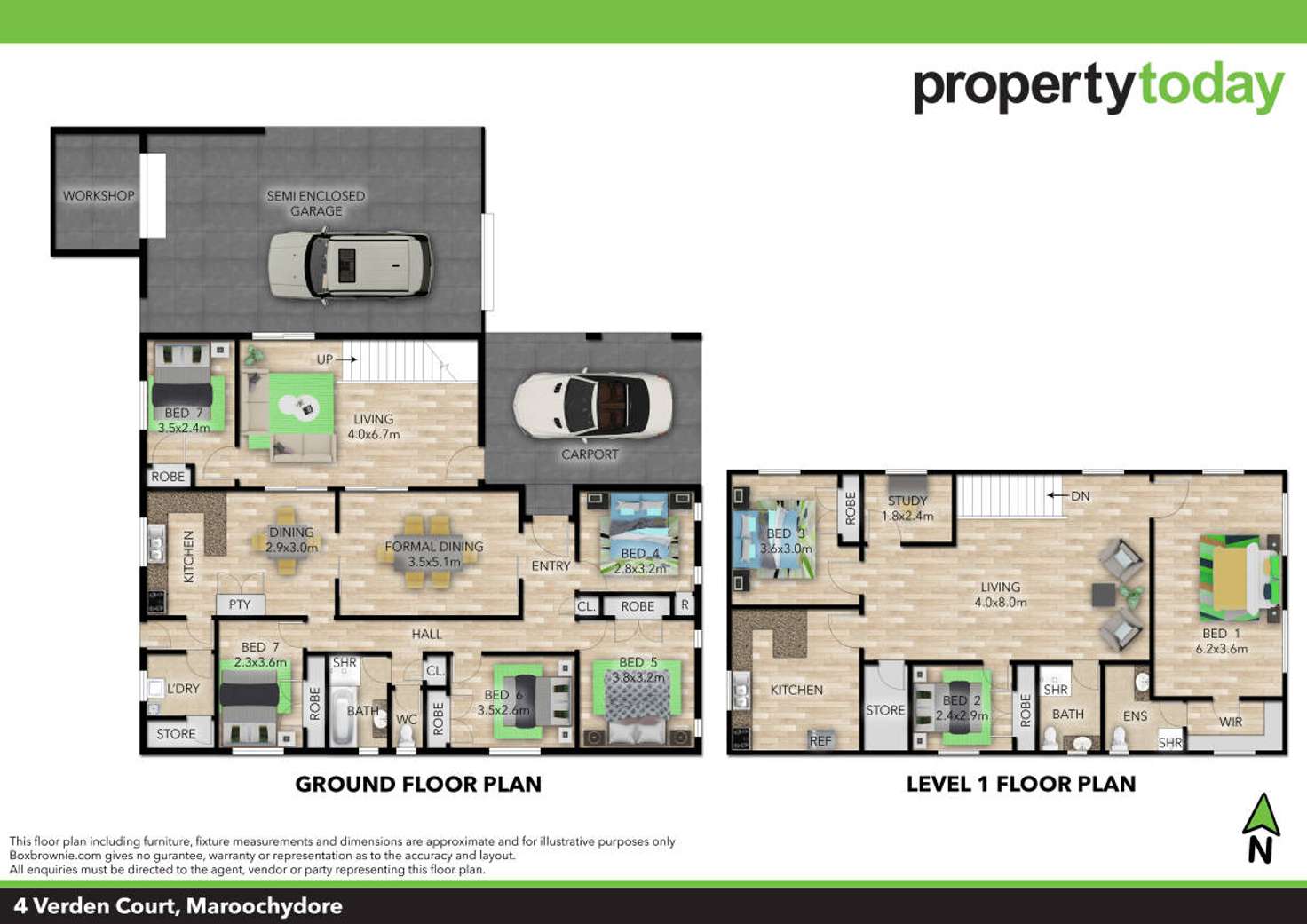 Floorplan of Homely house listing, 4 Verden Court, Maroochydore QLD 4558