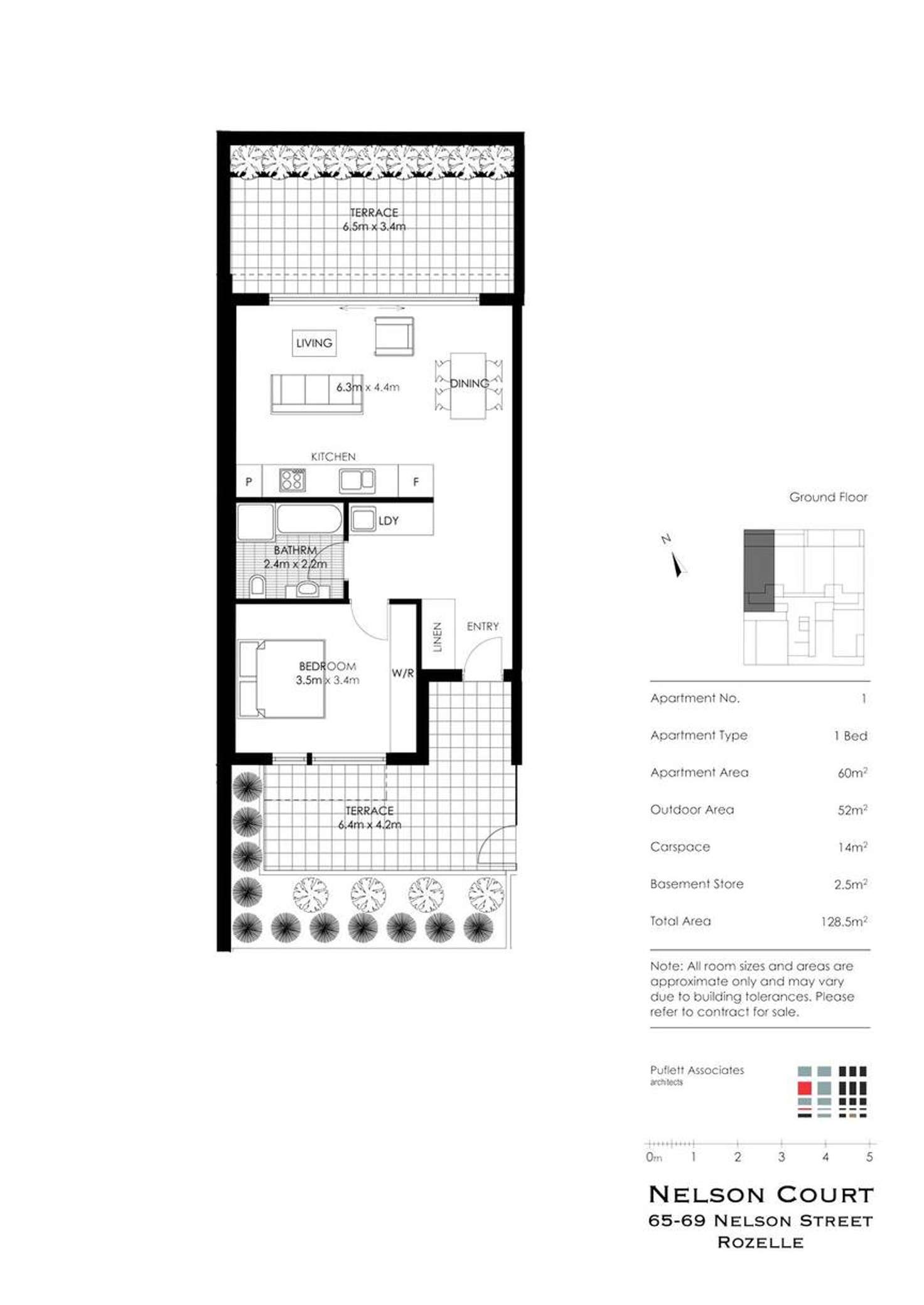 Floorplan of Homely apartment listing, Level 1/65-69 Nelson Street, Rozelle NSW 2039