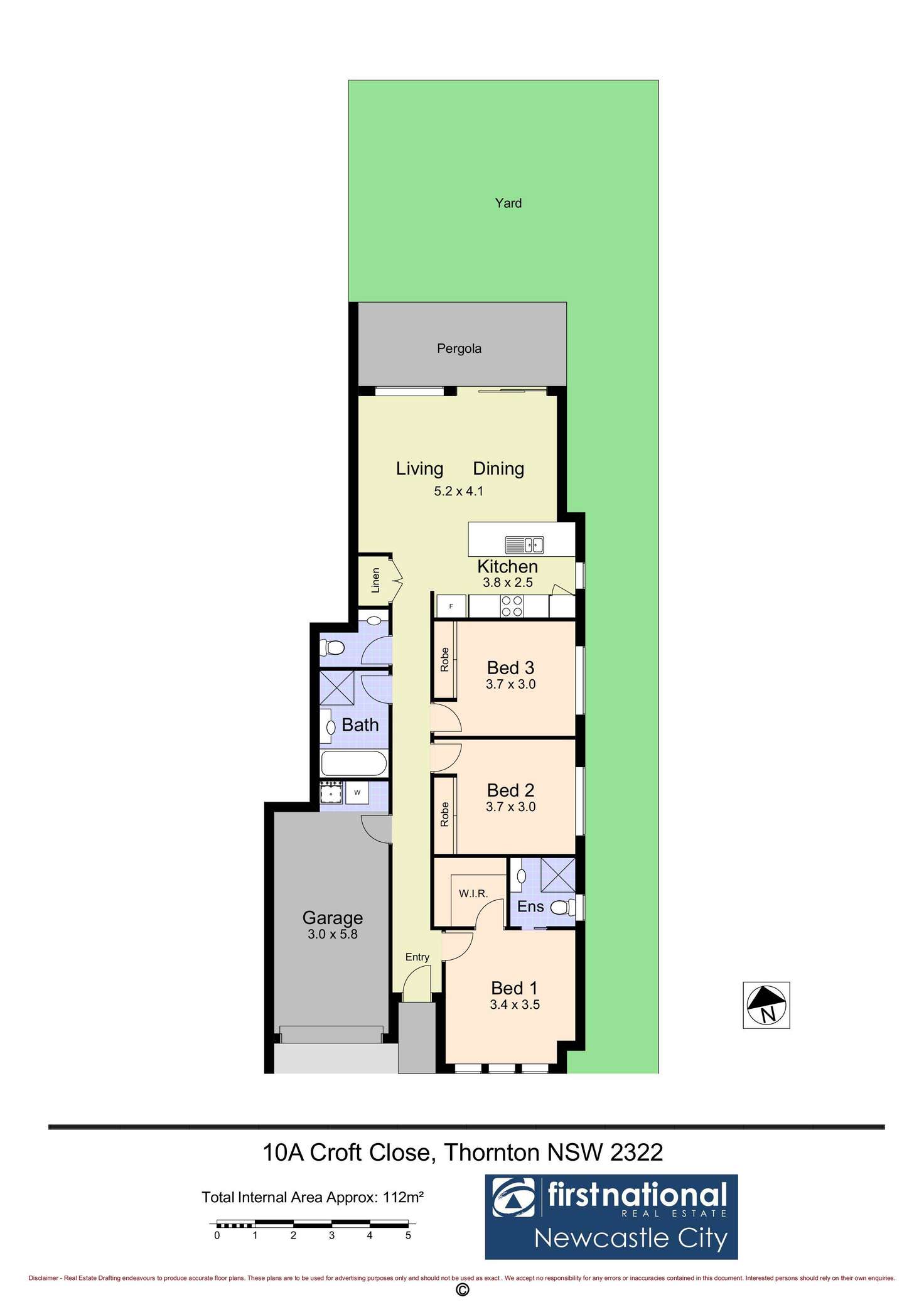 Floorplan of Homely semiDetached listing, 1/10a Croft Close, Thornton NSW 2322