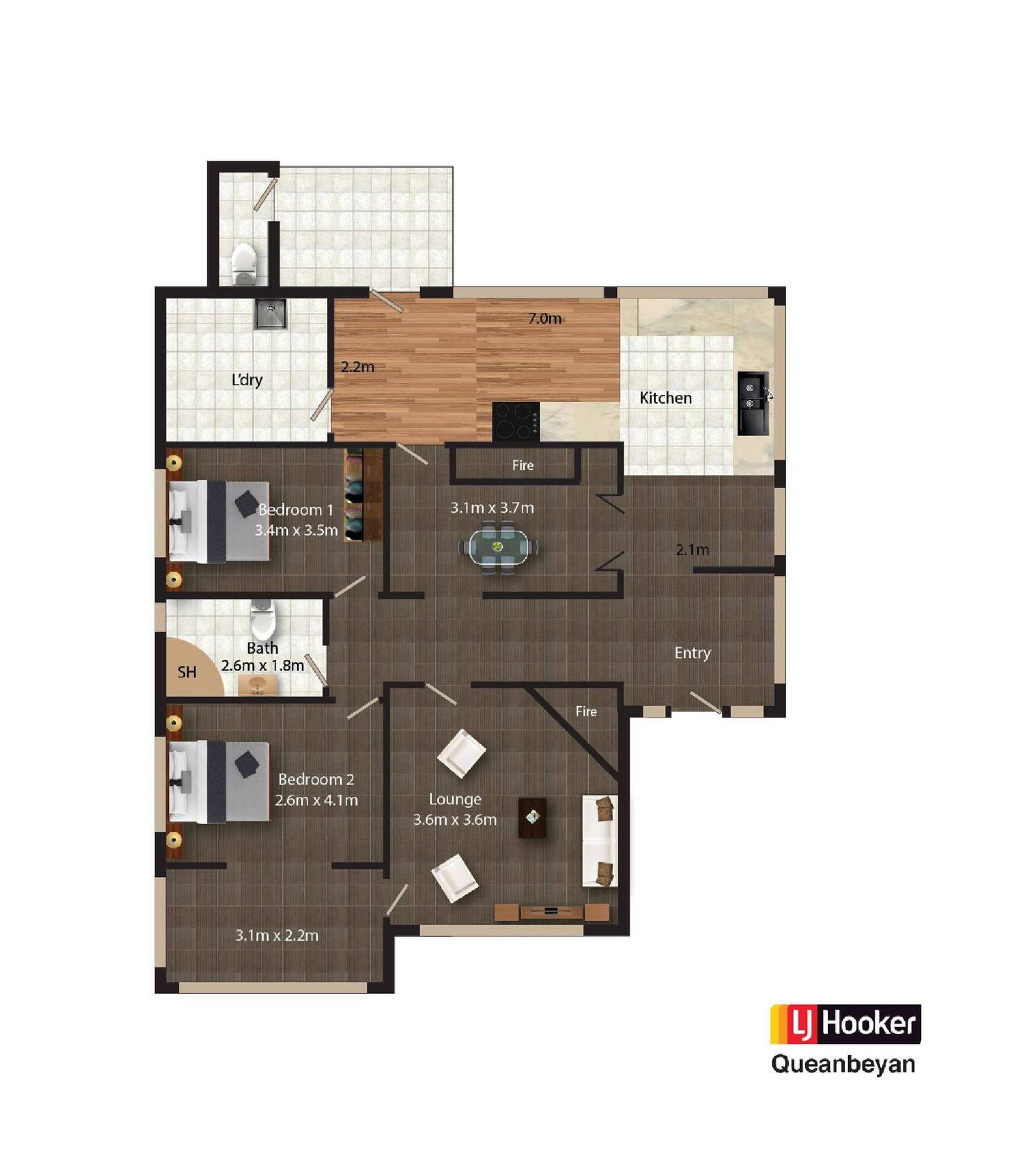 Floorplan of Homely house listing, 12 West Avenue, Queanbeyan NSW 2620