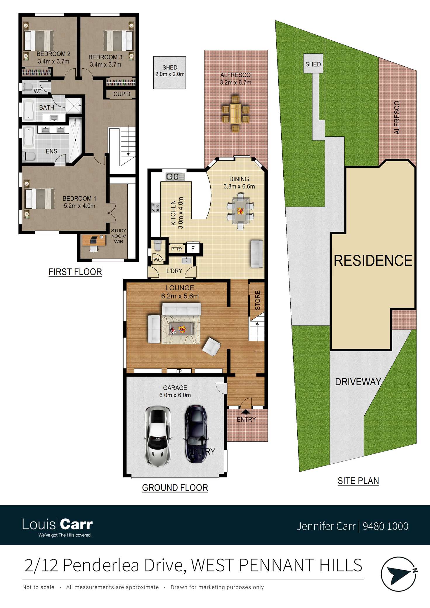 Floorplan of Homely house listing, 2/12 Penderlea Drive, West Pennant Hills NSW 2125