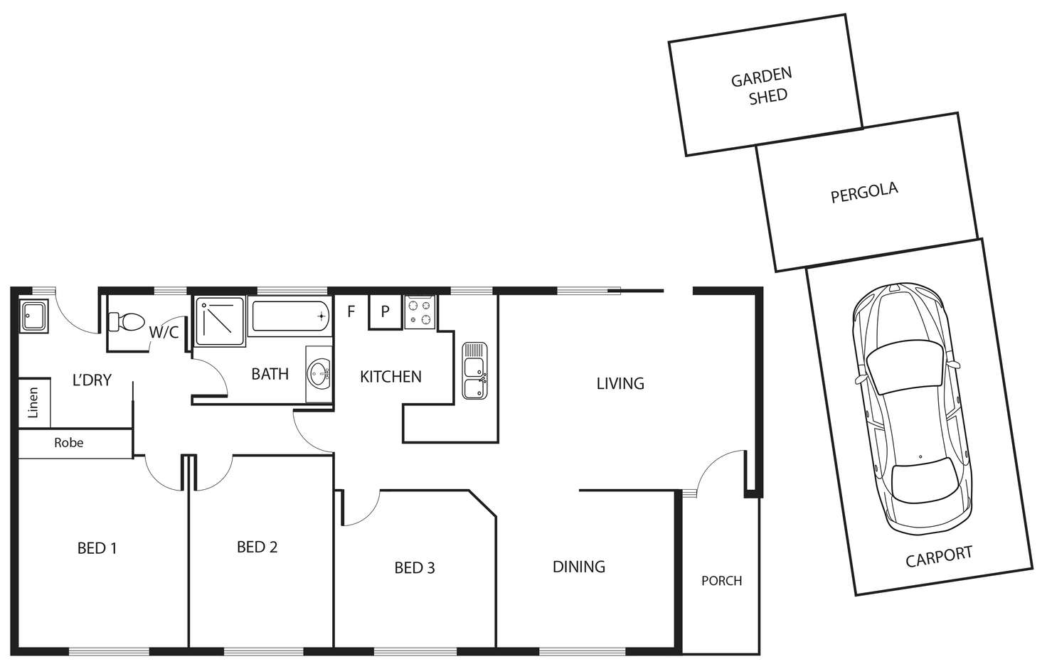 Floorplan of Homely house listing, 17a Troughton Street, Banks ACT 2906