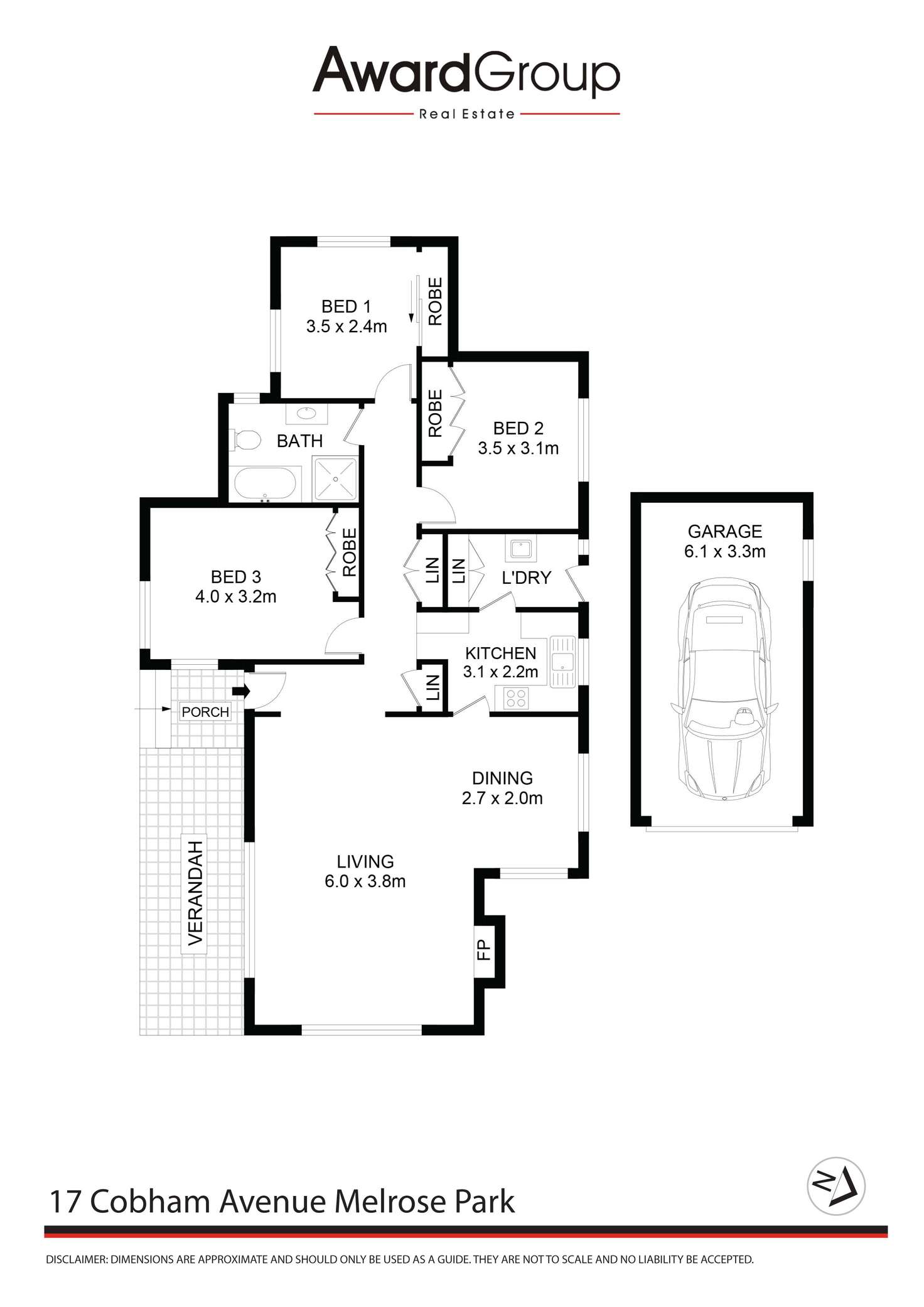 Floorplan of Homely house listing, 17 Cobham Avenue, West Ryde NSW 2114