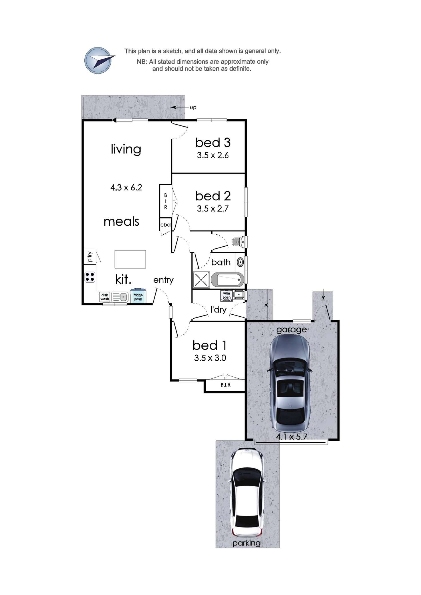 Floorplan of Homely unit listing, 4/30 Thomas Street, Doncaster East VIC 3109