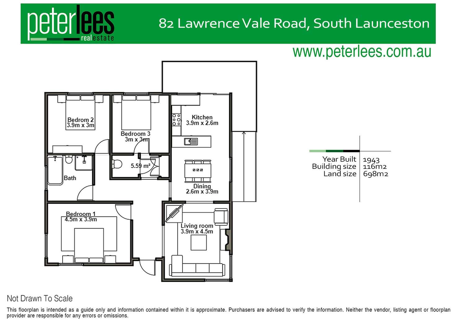 Floorplan of Homely house listing, 82 Lawrence Vale Road, South Launceston TAS 7249