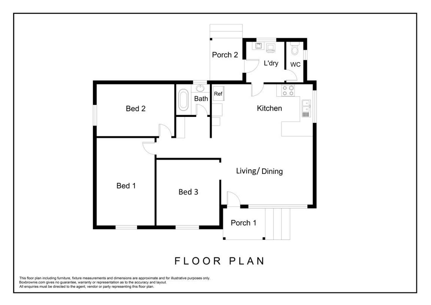 Floorplan of Homely house listing, 62 Eltham Avenue, Port Lincoln SA 5606
