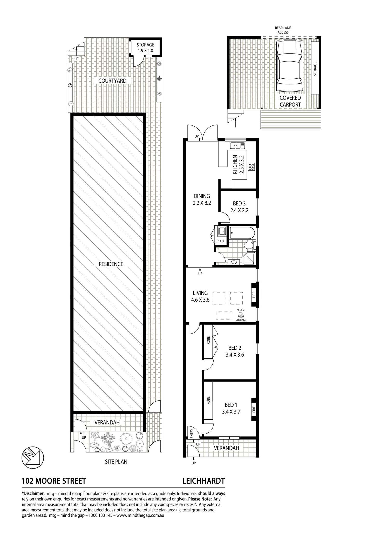 Floorplan of Homely house listing, 102 Moore Street, Leichhardt NSW 2040
