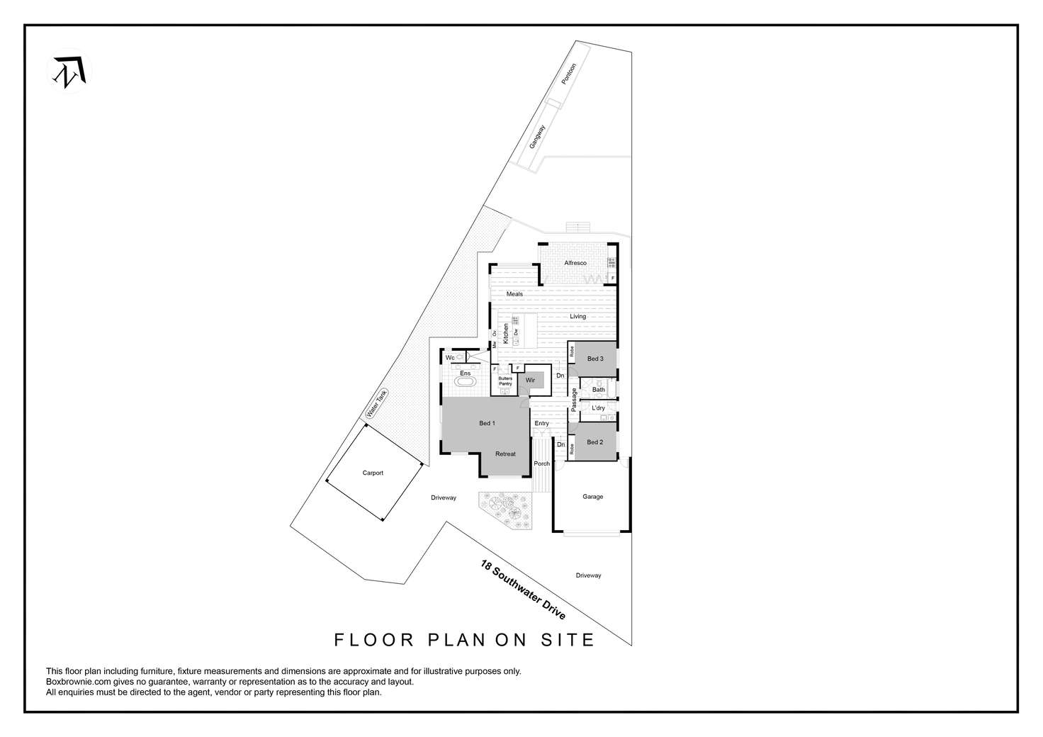 Floorplan of Homely house listing, 18 Southwater Drive, Port Lincoln SA 5606