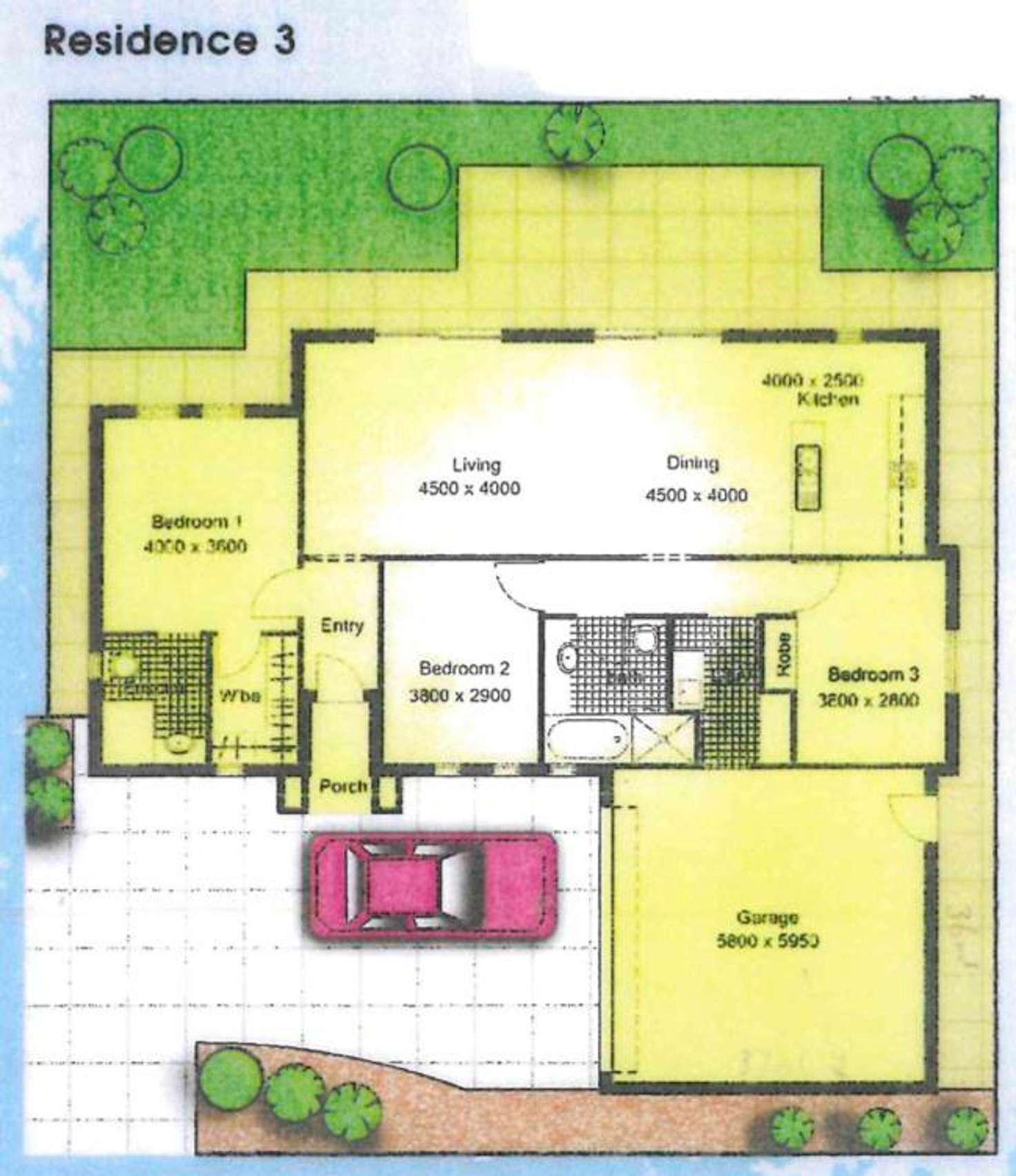 Floorplan of Homely unit listing, 3/14 Field Avenue, Victor Harbor SA 5211