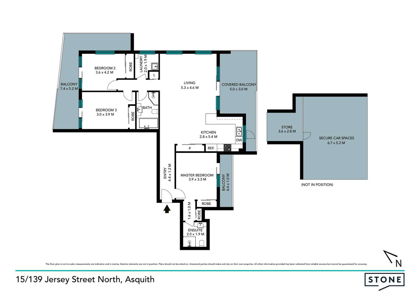 Floorplan of Homely apartment listing, 15/139-141 Jersey Street North, Asquith NSW 2077