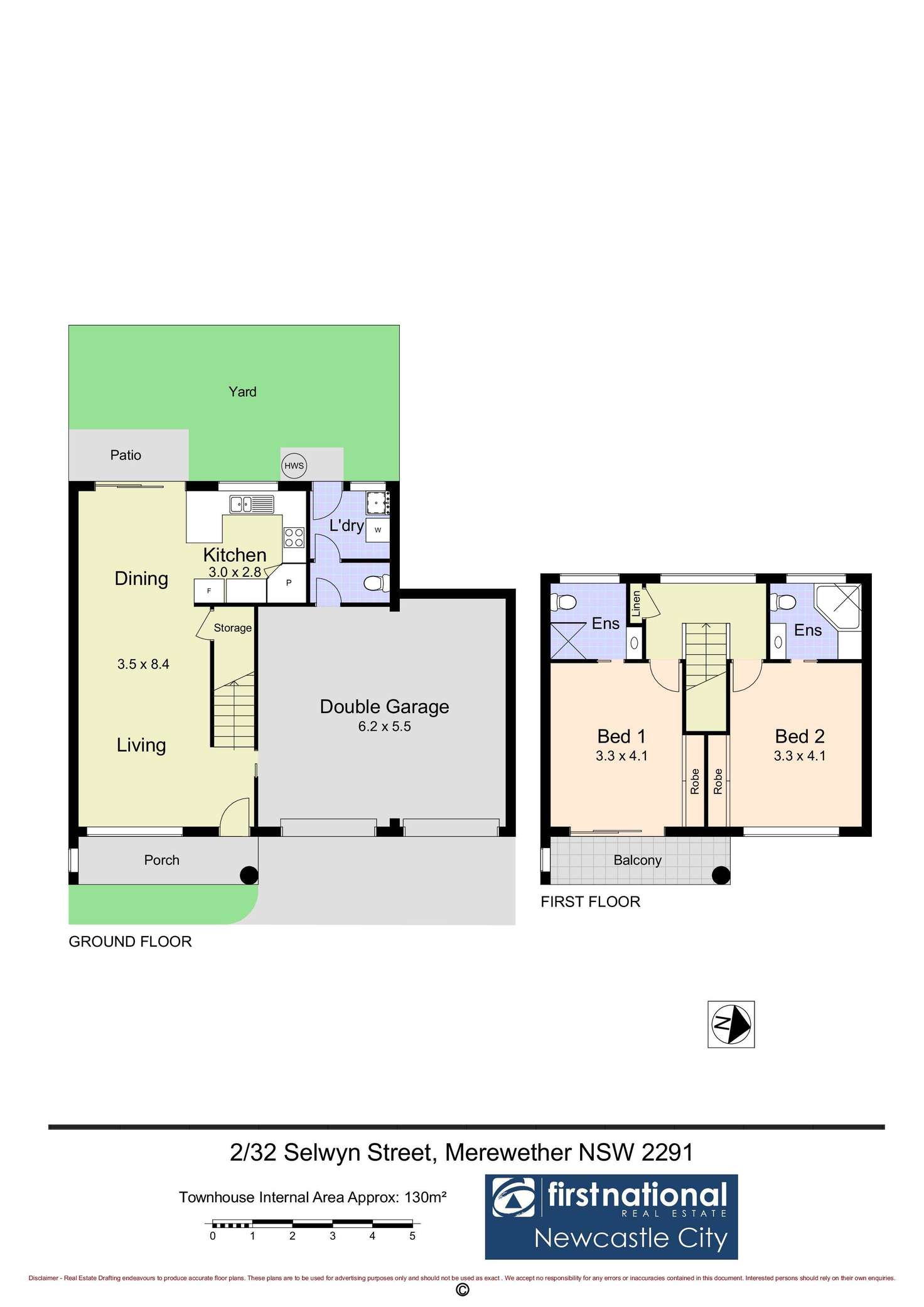 Floorplan of Homely townhouse listing, 2/32 Selwyn Street, Merewether NSW 2291