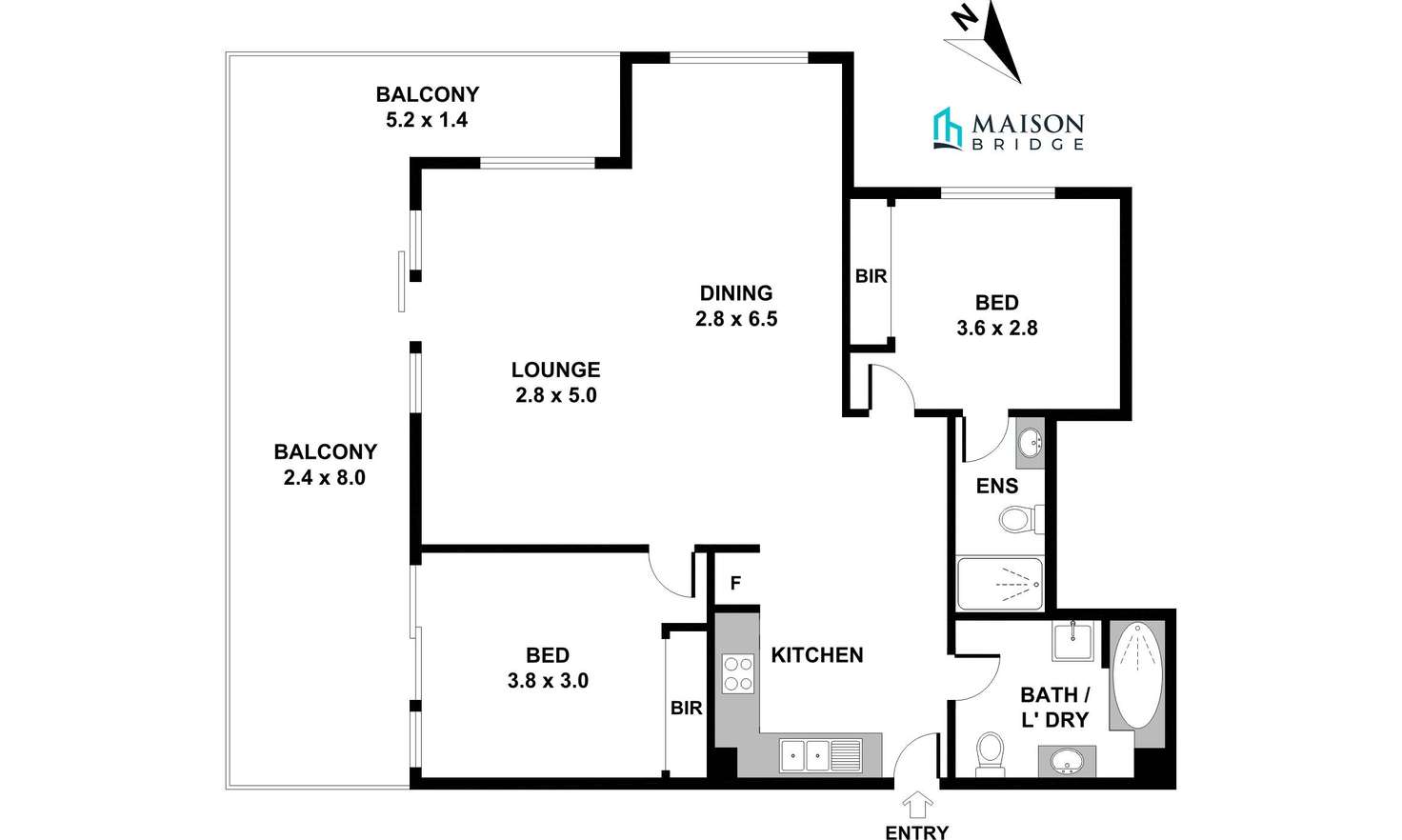 Floorplan of Homely apartment listing, 31/40-42 Keeler Street, Carlingford NSW 2118