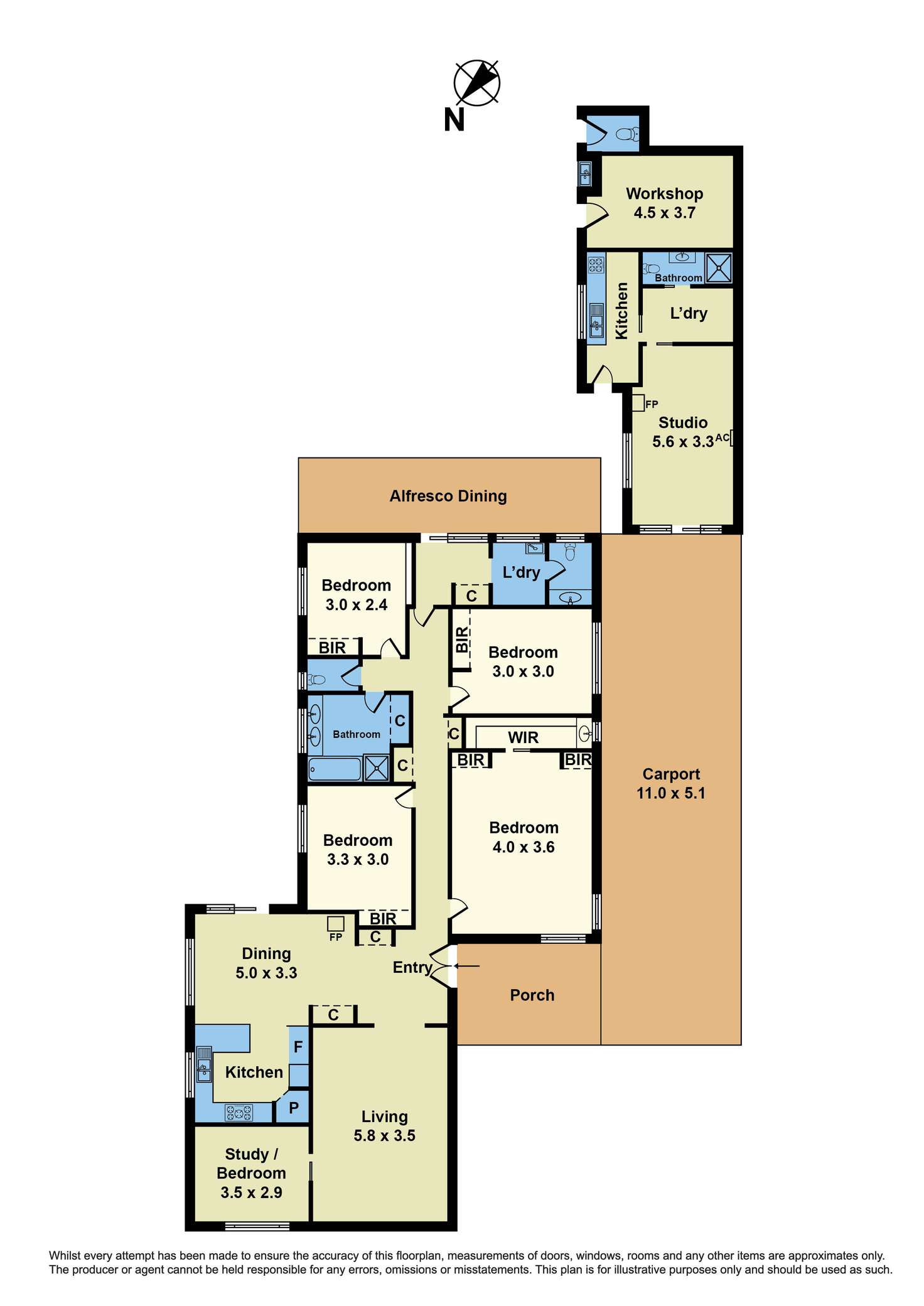 Floorplan of Homely house listing, 16 Lorna Crescent, Sunshine West VIC 3020