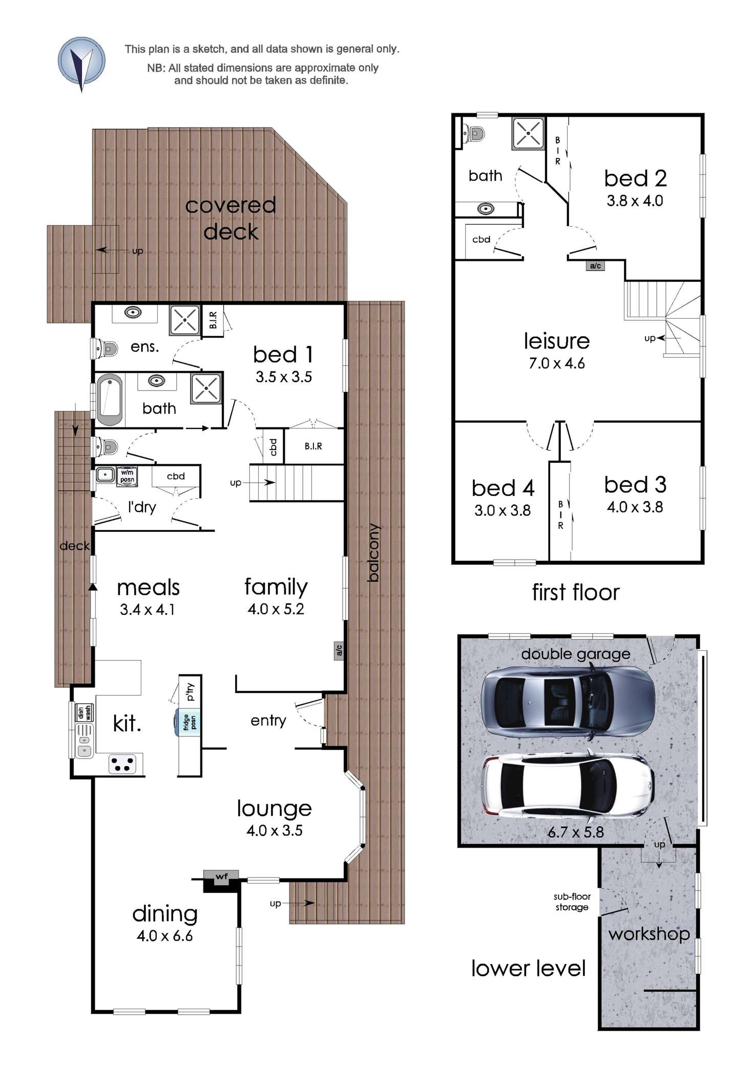 Floorplan of Homely house listing, 4 Caramut Court, Warranwood VIC 3134