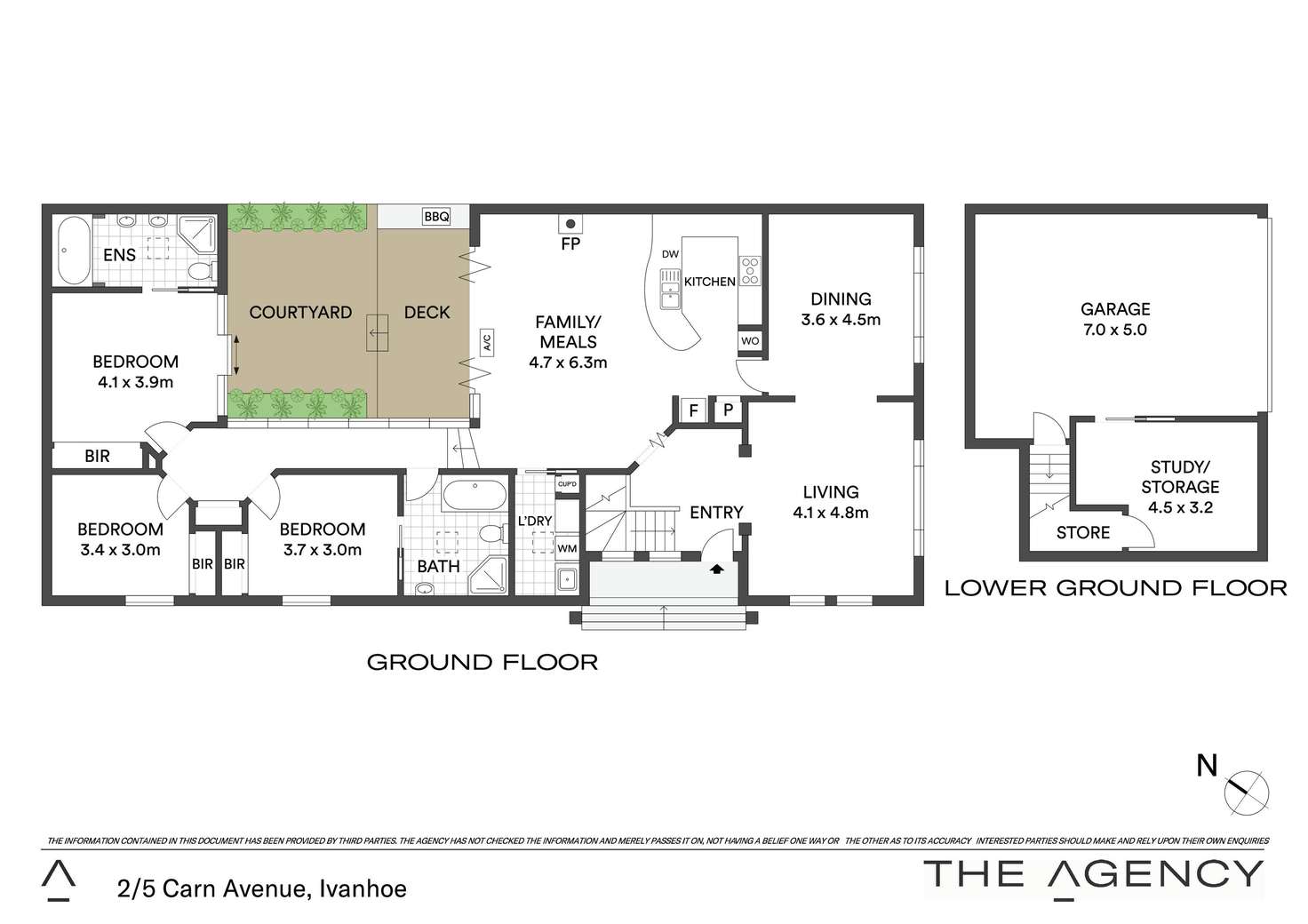 Floorplan of Homely house listing, 2/5 Carn Avenue, Ivanhoe VIC 3079