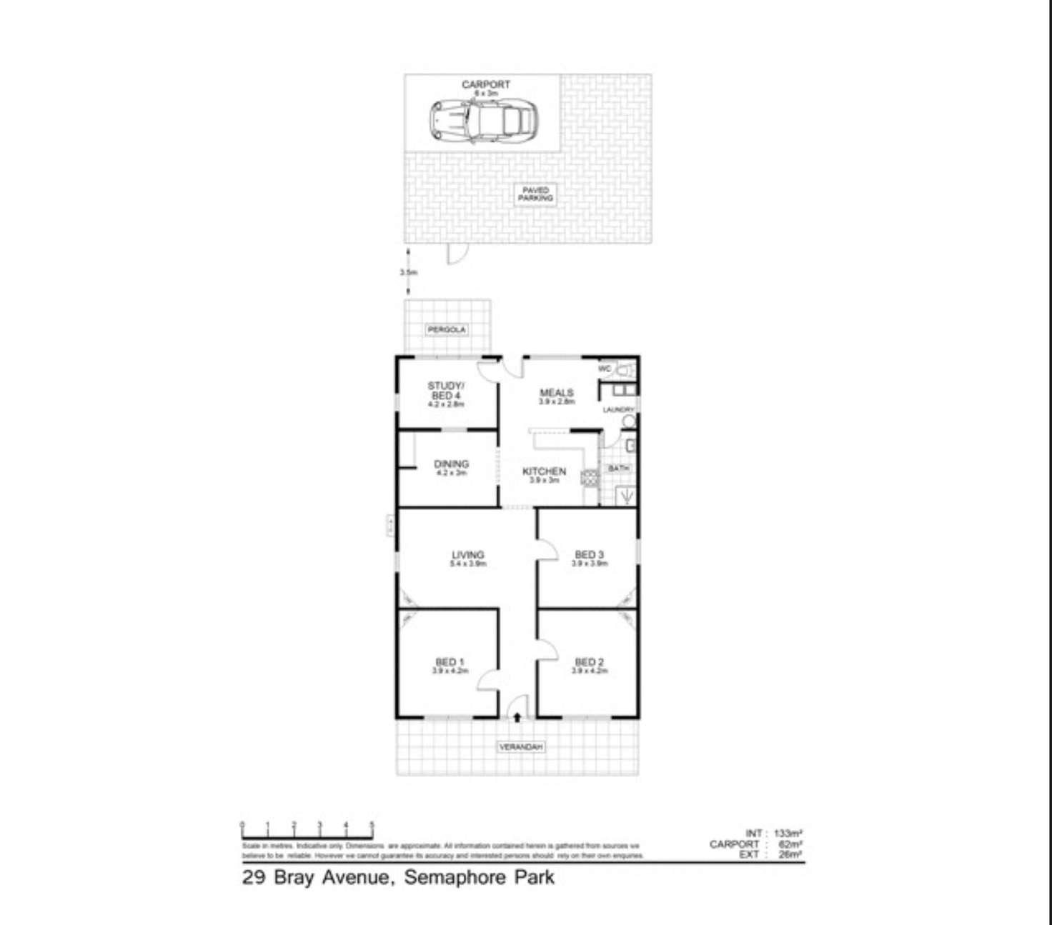 Floorplan of Homely house listing, 29 Bray Avenue, Semaphore Park SA 5019