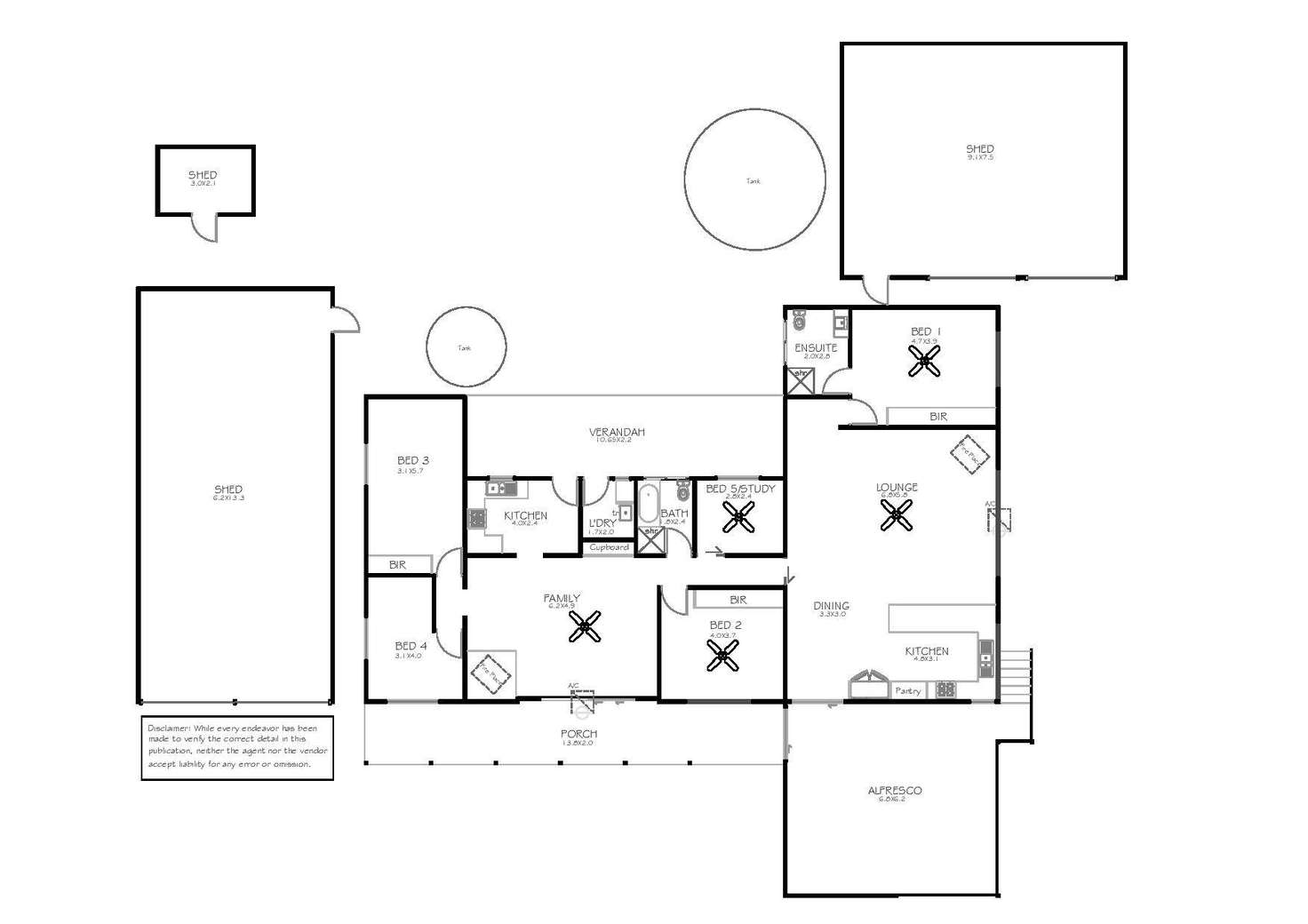 Floorplan of Homely house listing, 97 Happy Valley Road, Port Lincoln SA 5606