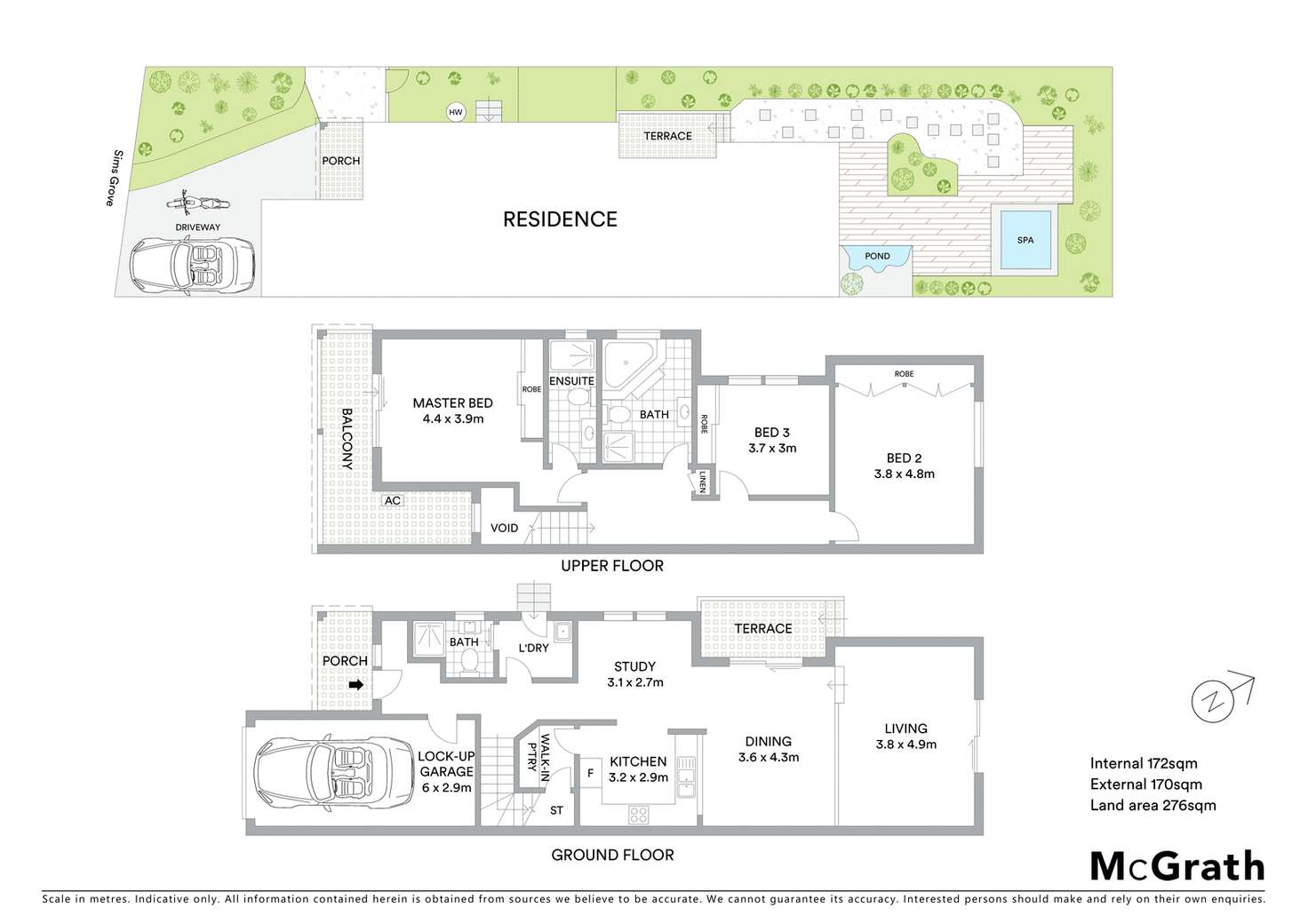Floorplan of Homely semiDetached listing, 6 Sims Grove, Maroubra NSW 2035