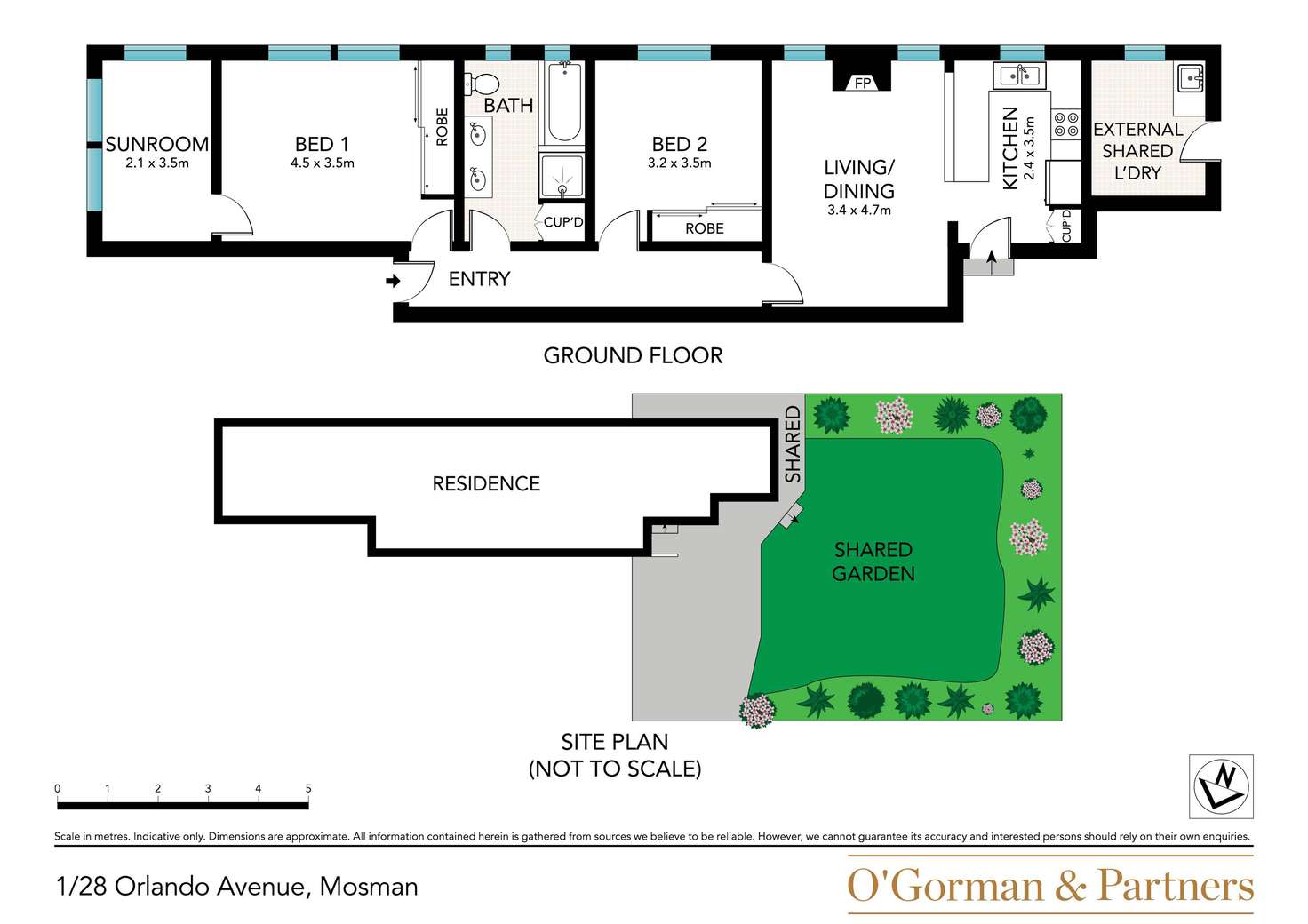Floorplan of Homely apartment listing, 1/28 Orlando Avenue, Mosman NSW 2088