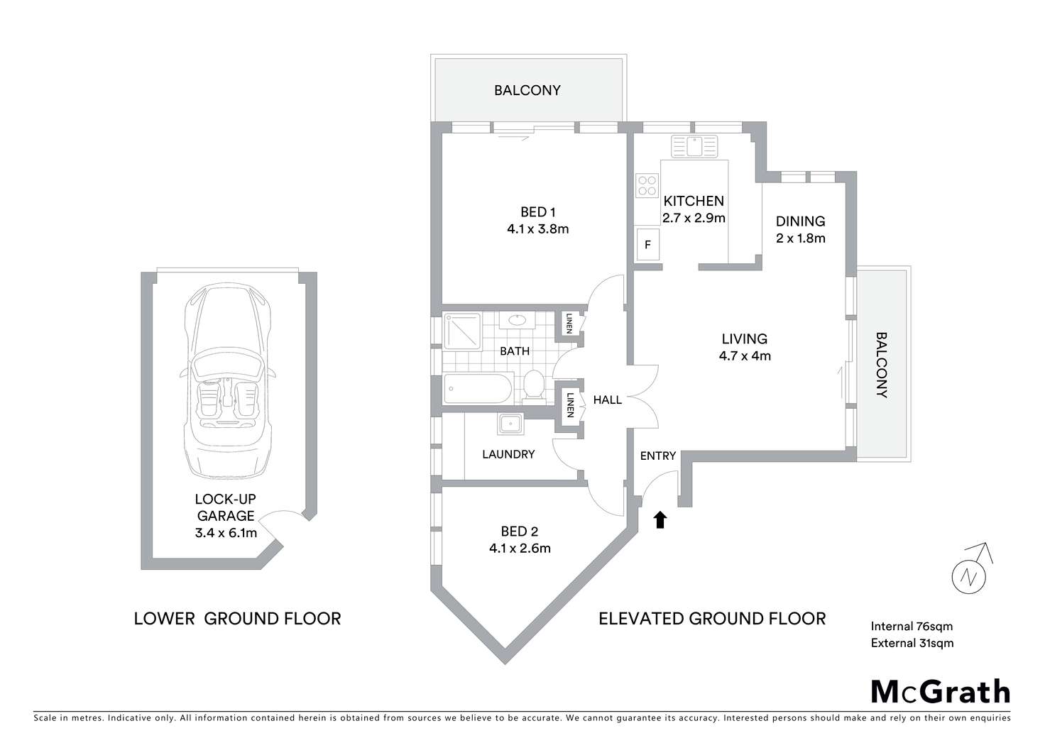 Floorplan of Homely apartment listing, 1/12 Ewos Parade, Cronulla NSW 2230