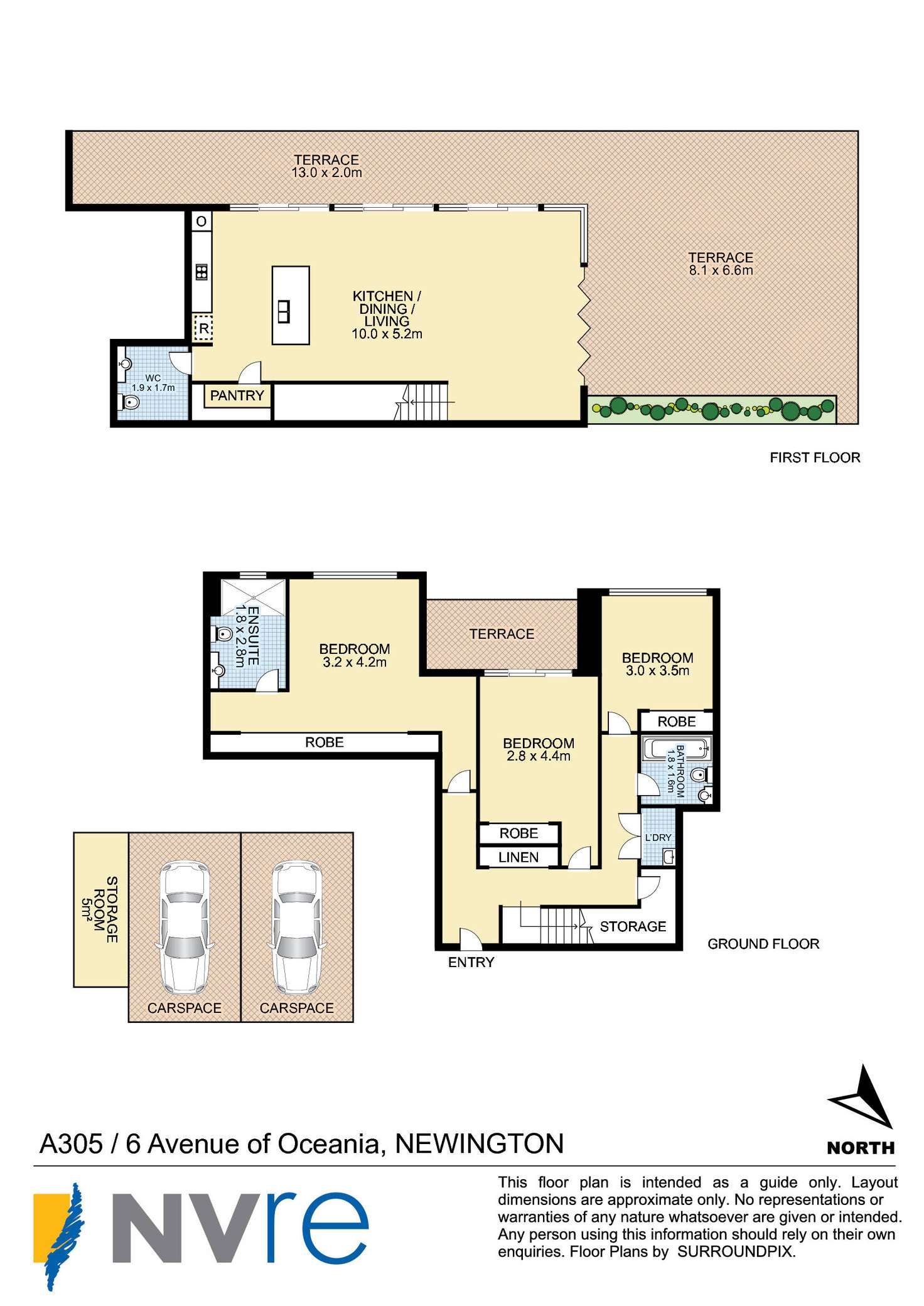 Floorplan of Homely apartment listing, A305/6 Avenue Of Oceania, Newington NSW 2127
