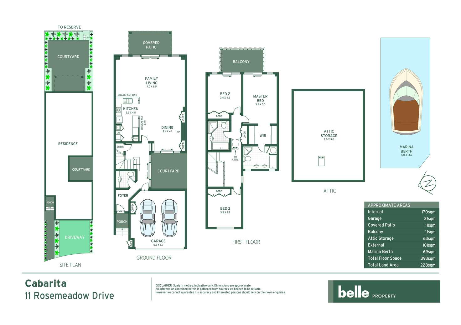 Floorplan of Homely house listing, 11 Rosemeadow Drive, Cabarita NSW 2137
