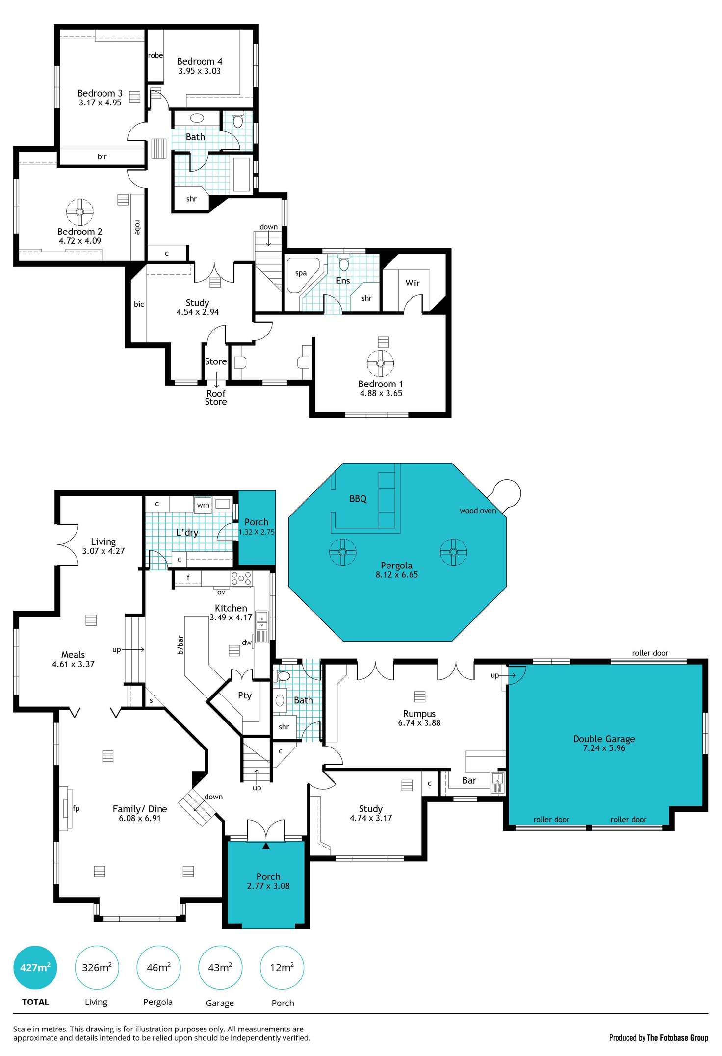 Floorplan of Homely house listing, 4 Skylark Close, Flagstaff Hill SA 5159