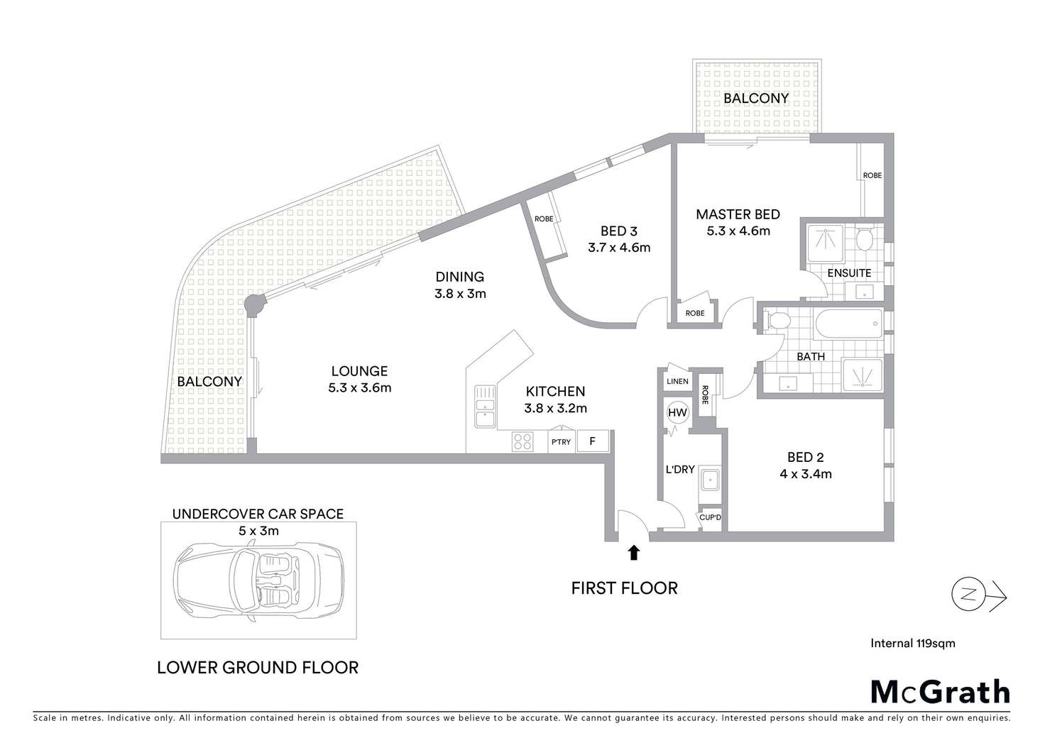 Floorplan of Homely unit listing, 1/6 Bowra Street, Nambucca Heads NSW 2448