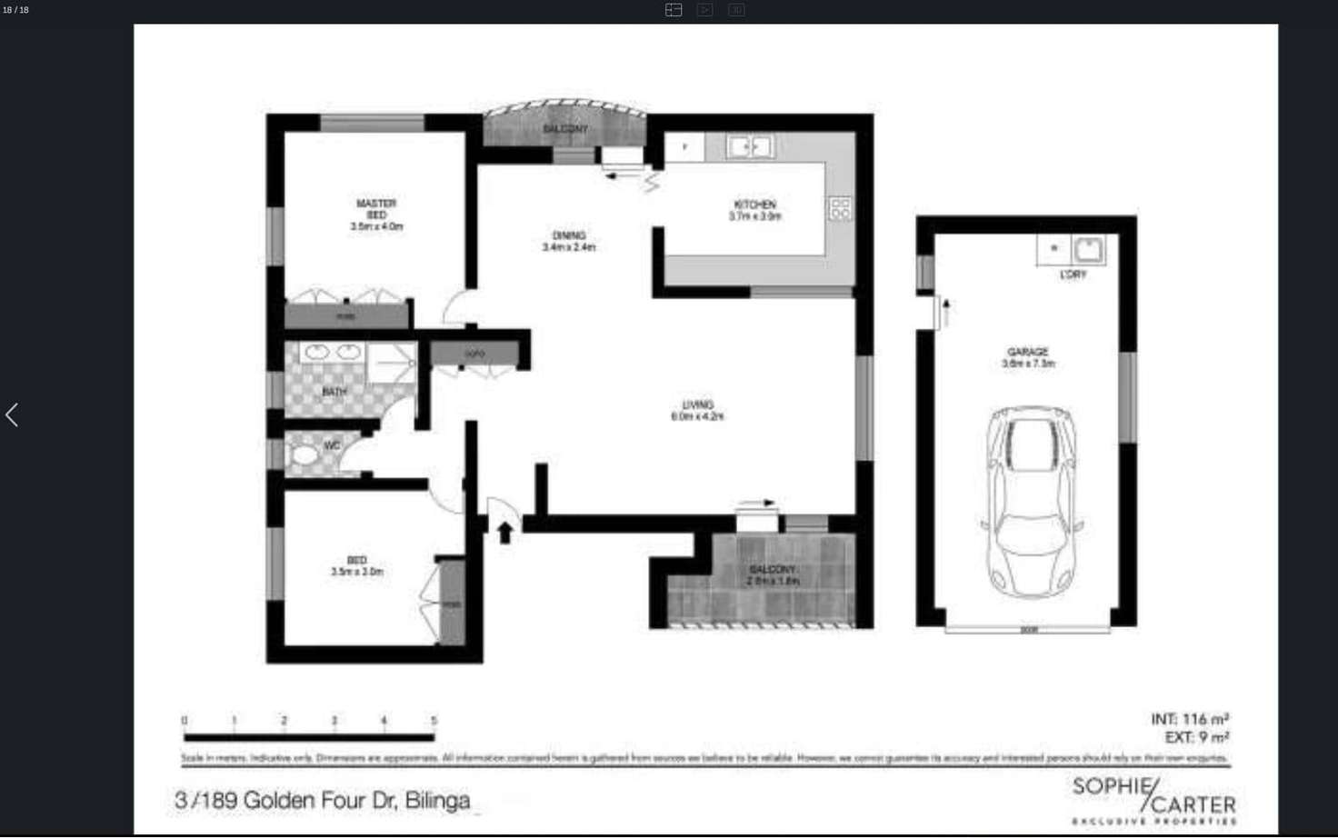 Floorplan of Homely apartment listing, 3/189 Golden Four Drive, Bilinga QLD 4225
