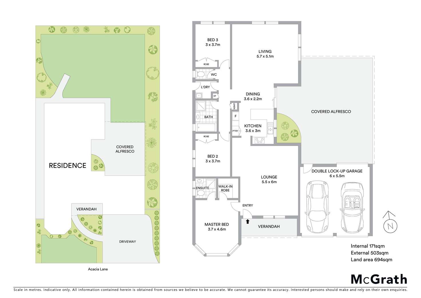 Floorplan of Homely house listing, 3 Acacia Lane, Waurn Ponds VIC 3216