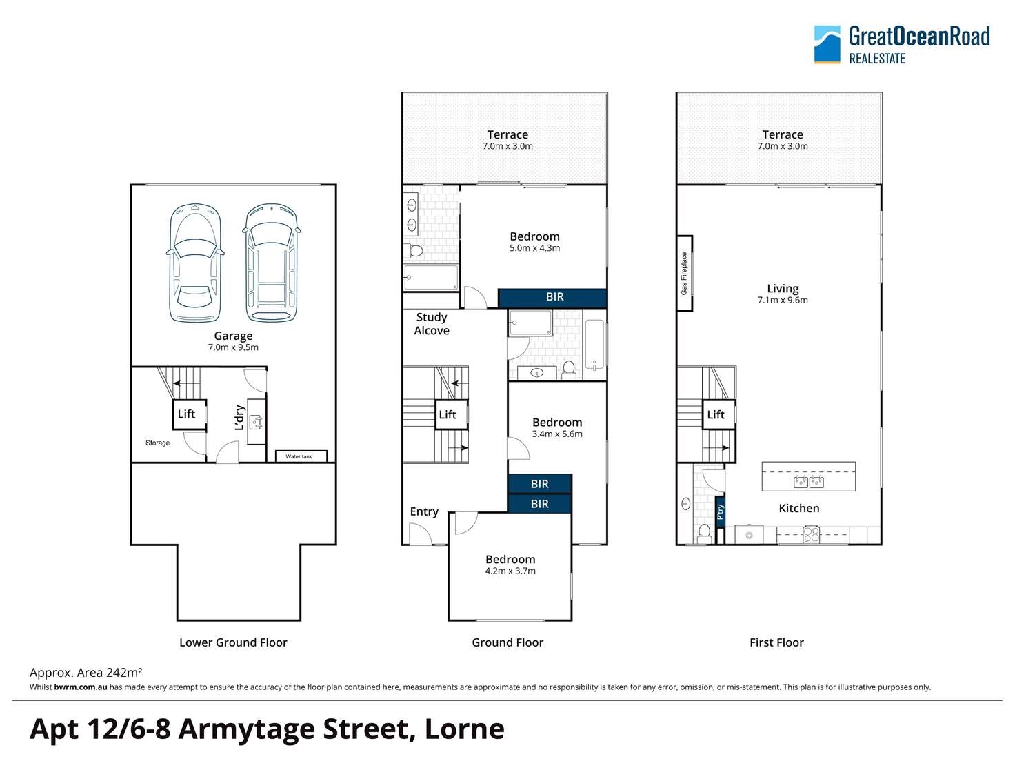 Floorplan of Homely house listing, 12/6-8 Armytage Street, Lorne VIC 3232