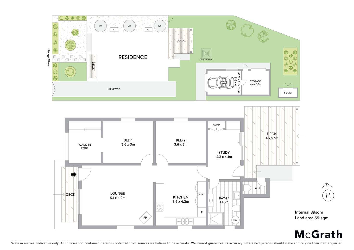 Floorplan of Homely house listing, 43A George Street, Mudgee NSW 2850